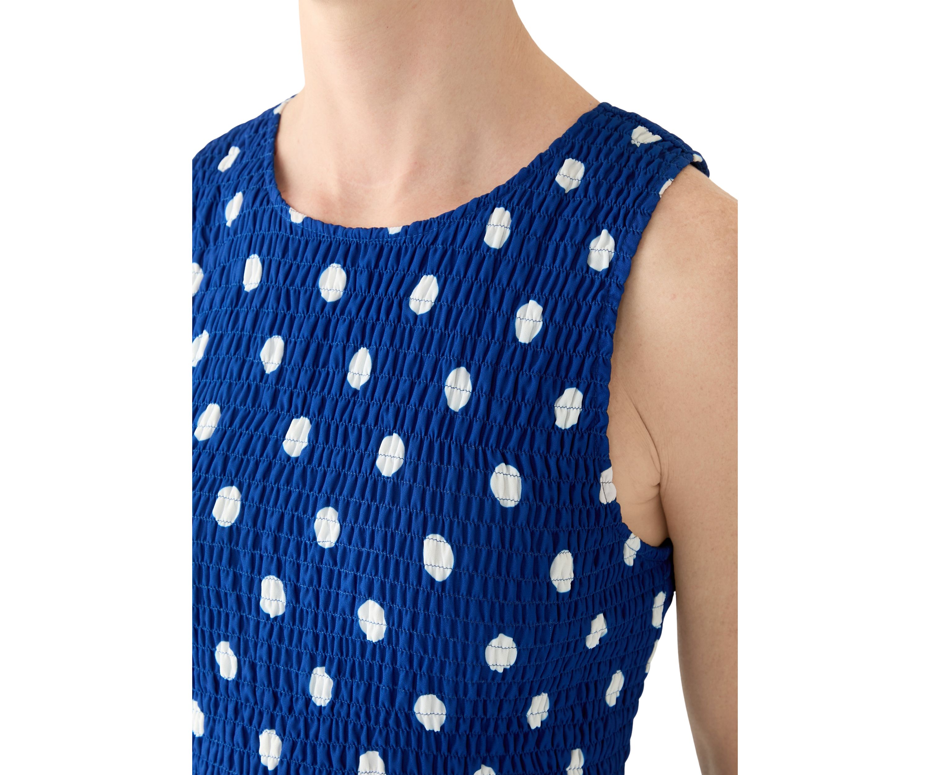 Womens Santorini Sleeveless A-Line Dress