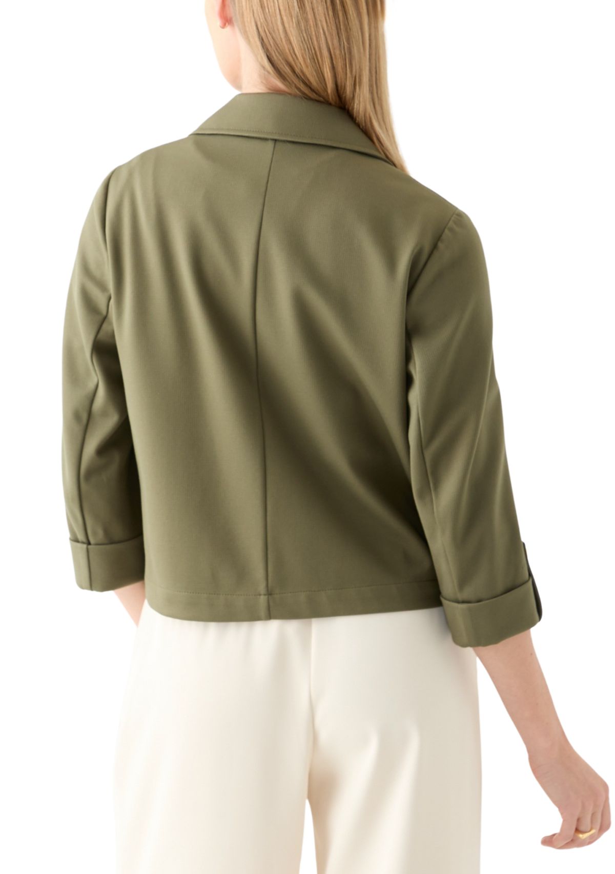 Petite Notch Collar Stretch Jacket 