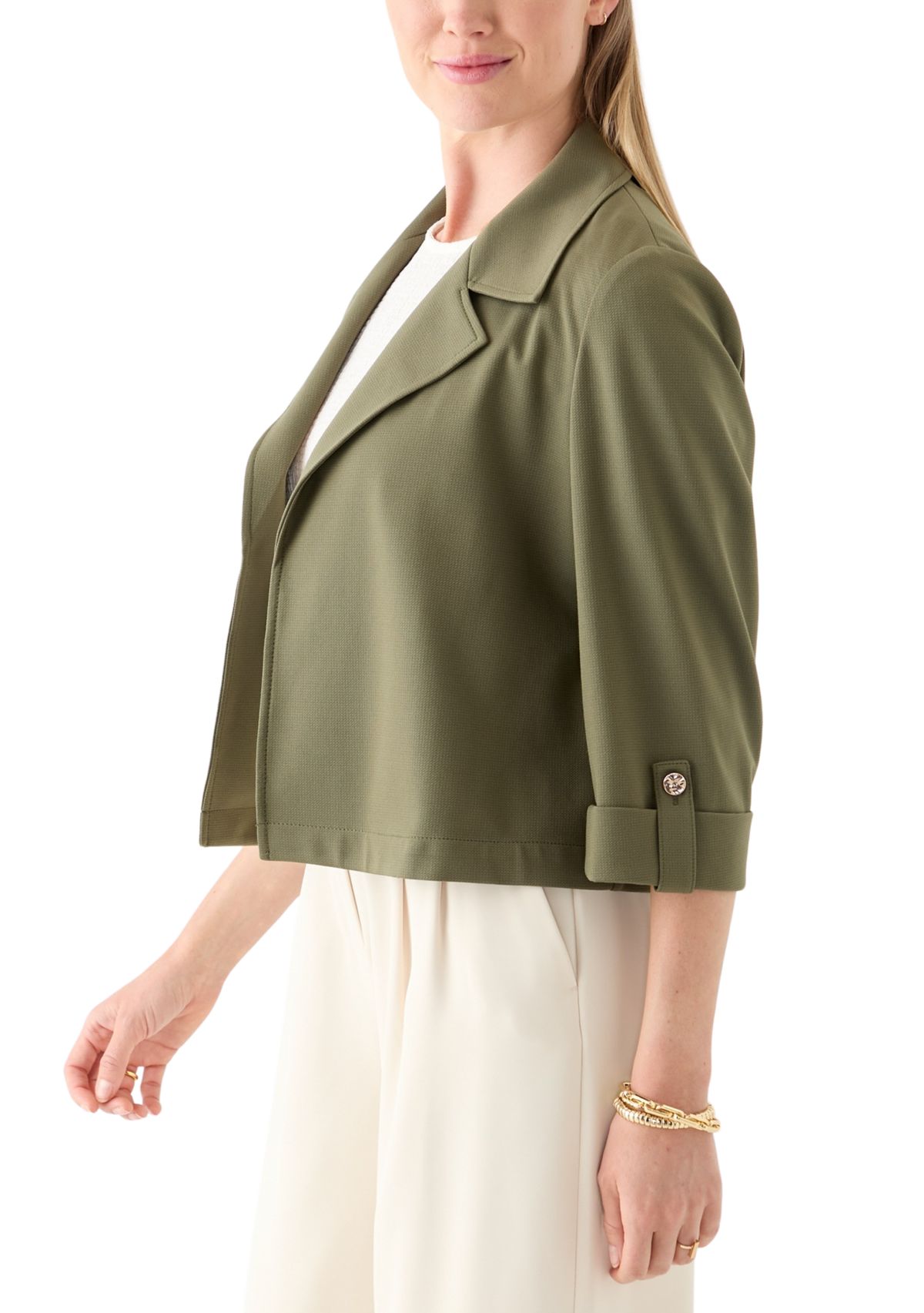 Petite Notch Collar Stretch Jacket 