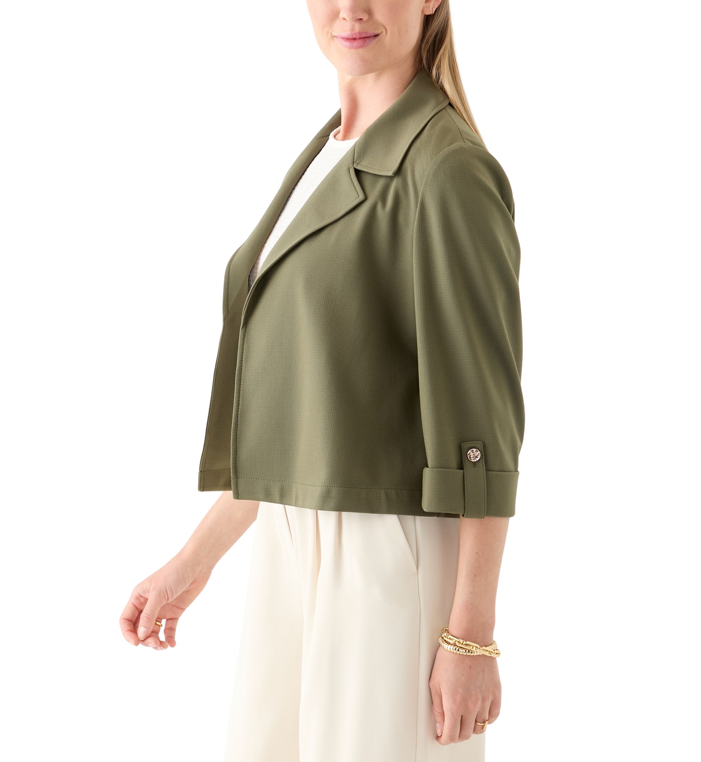 Petite Notch Collar Stretch Jacket 