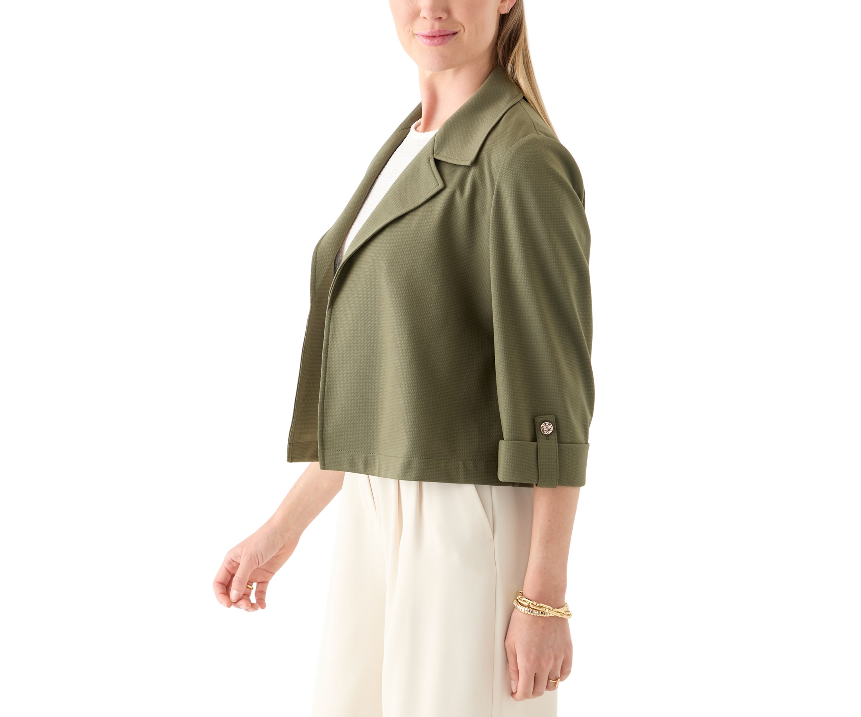 Petite Notch Collar Stretch Jacket 