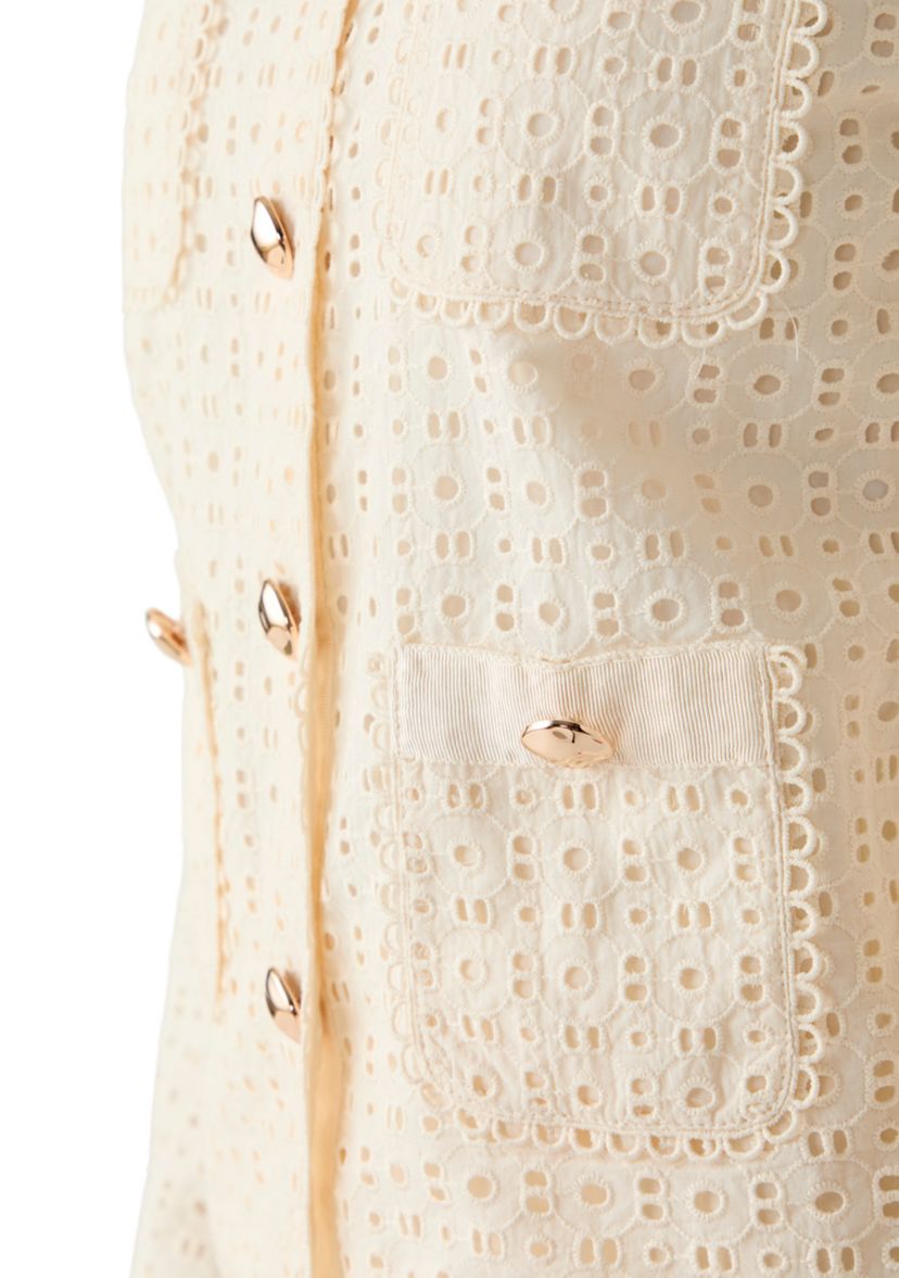 Womens Eyelet Blazer