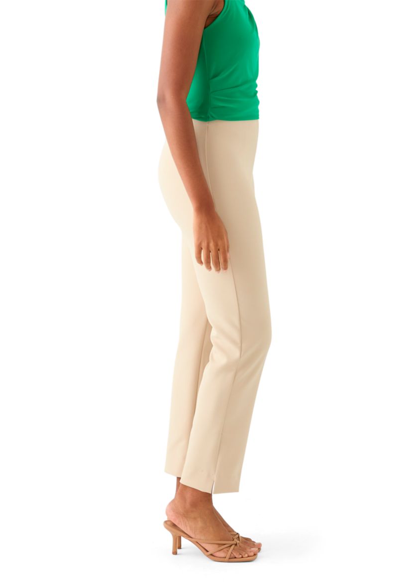 Womens Straight Leg Twill Pants