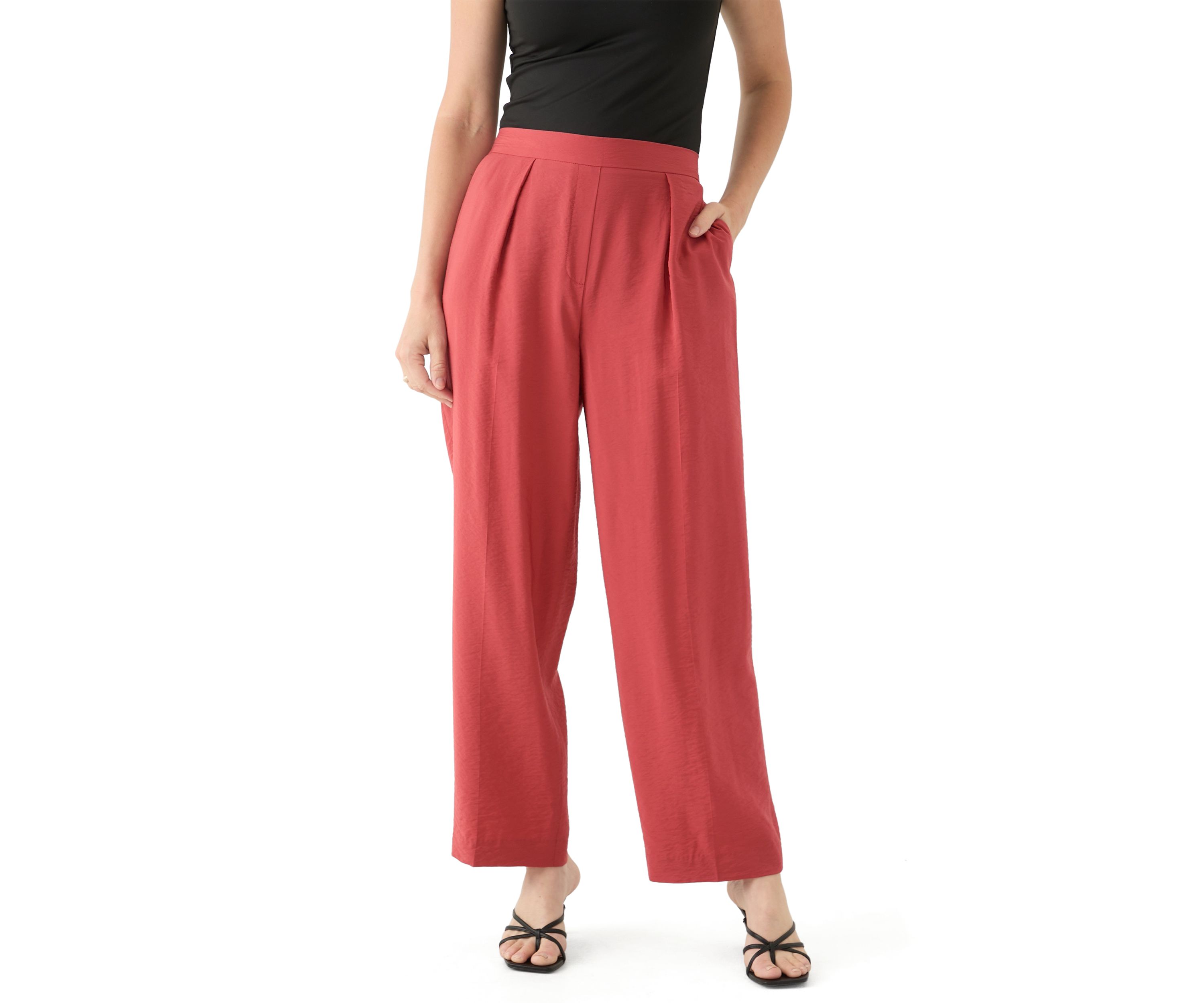 Womens Pleat Front Pants