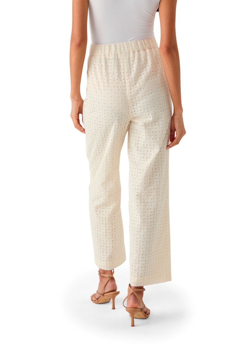 Womens Eyelet Pull On Pants