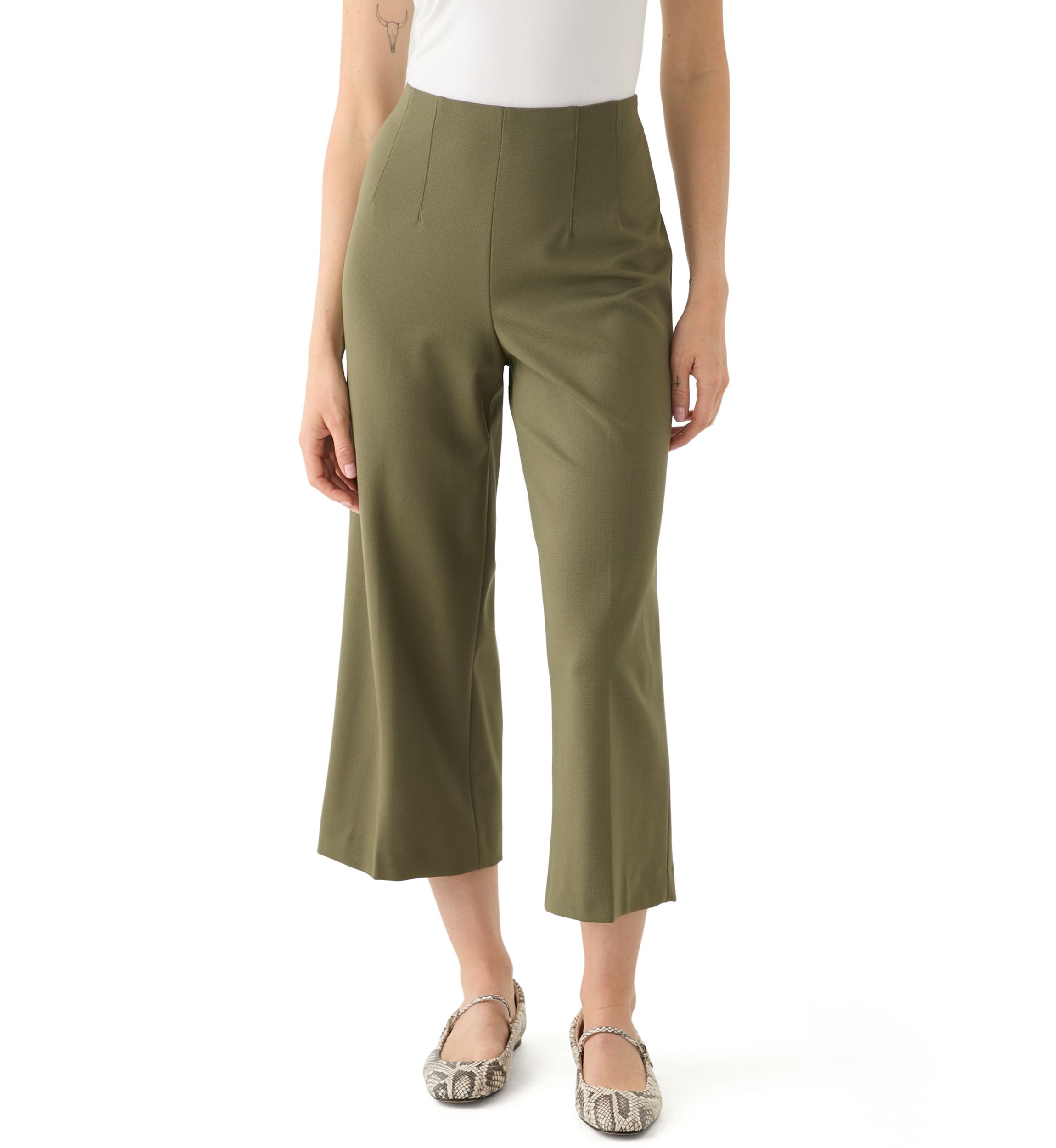 Petite Pull On Holly Waist Slim Ankle Pants