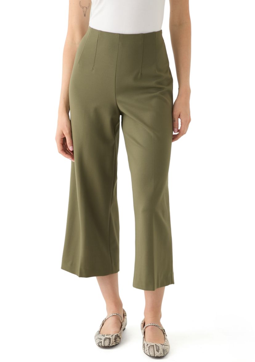 Petite Pull On Holly Waist Slim Ankle Pants