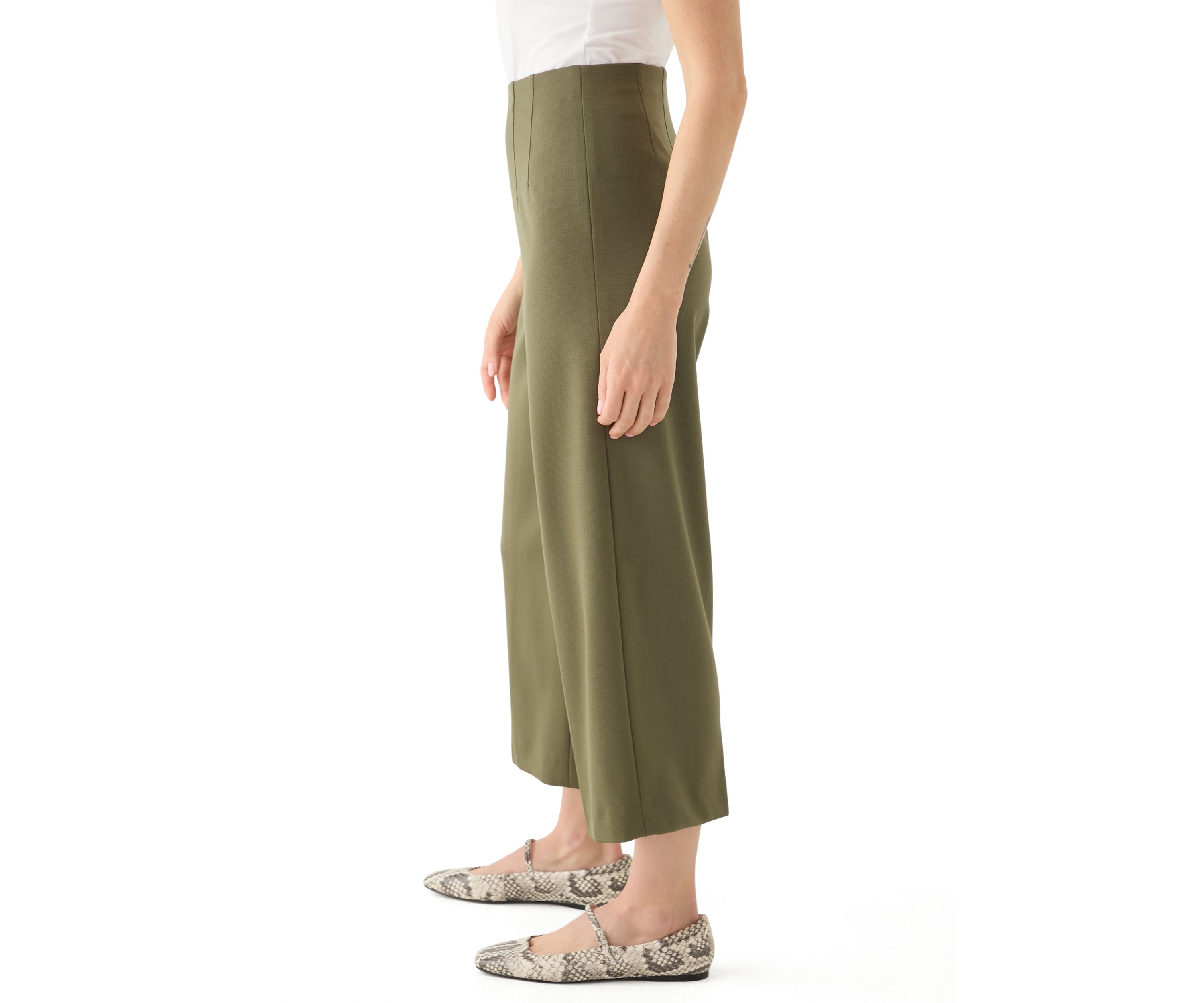 Petite Pull On Holly Waist Slim Ankle Pants