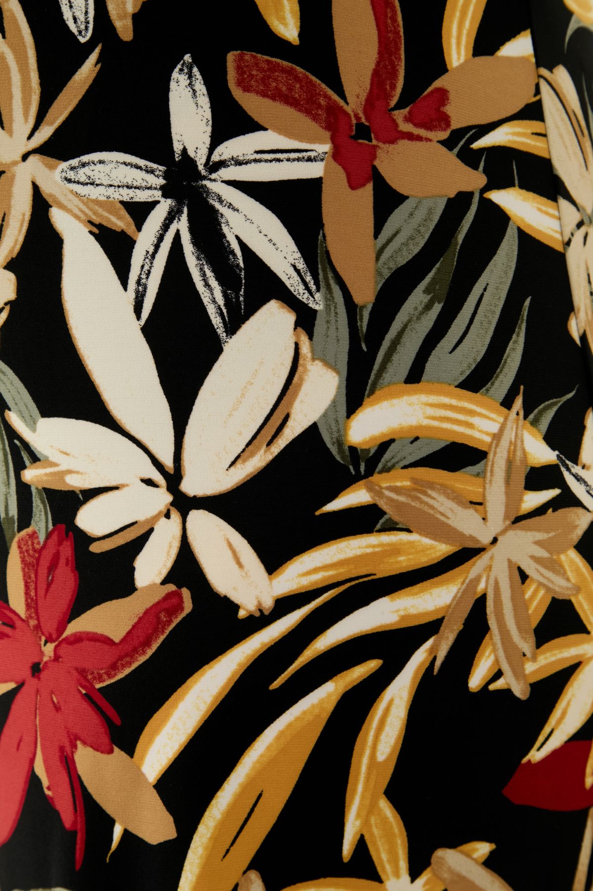 Plus Size Pull On Wide Waistband Printed Palazzo Pants