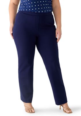 Anne Klein Women's Plus Size Compression Pants, 3X