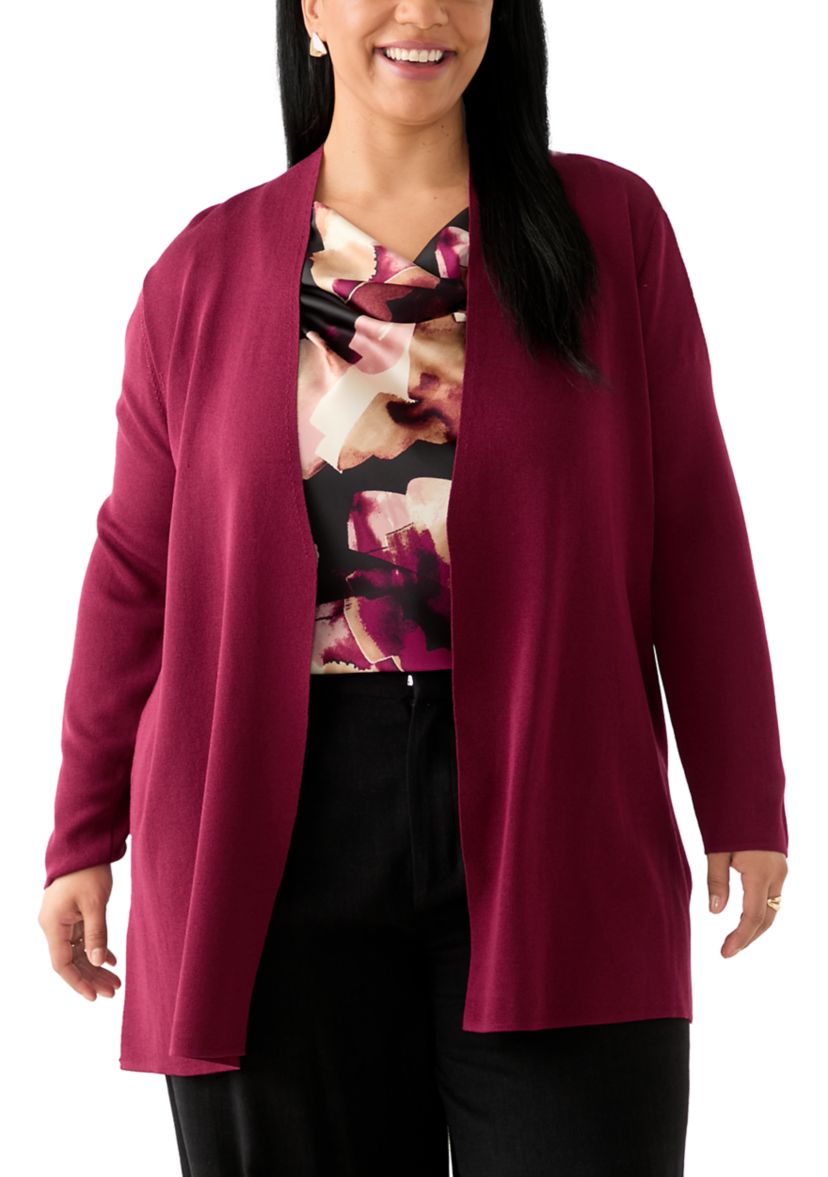 Plus Size Napa Cardigan