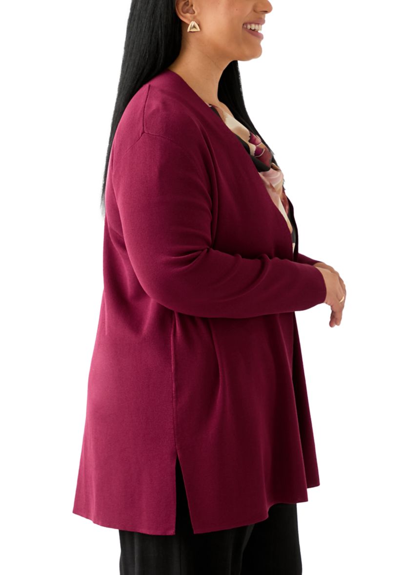Plus Size Napa Cardigan