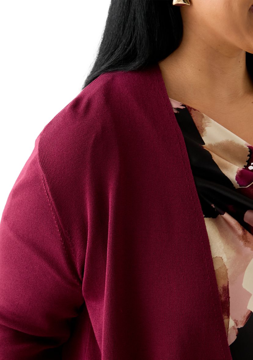 Plus Size Napa Cardigan