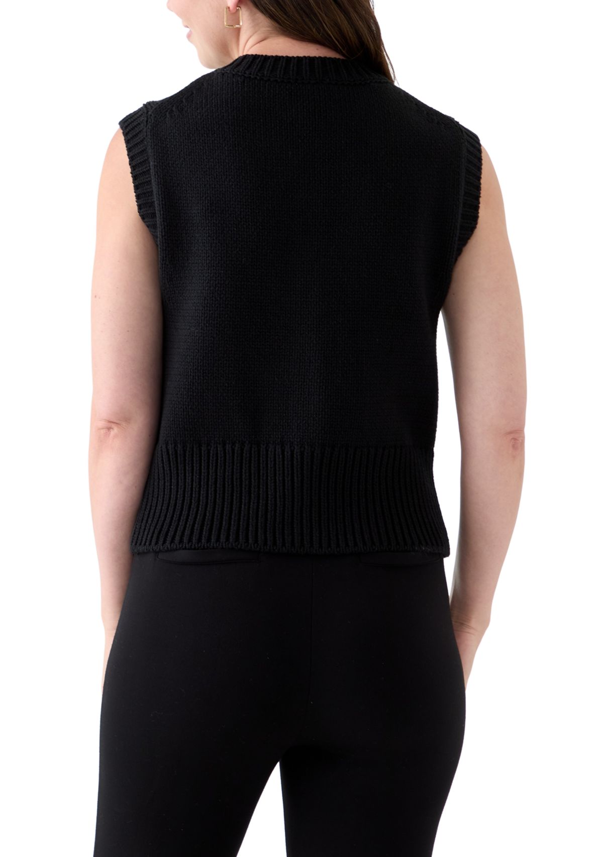 Womens Button Front Vest