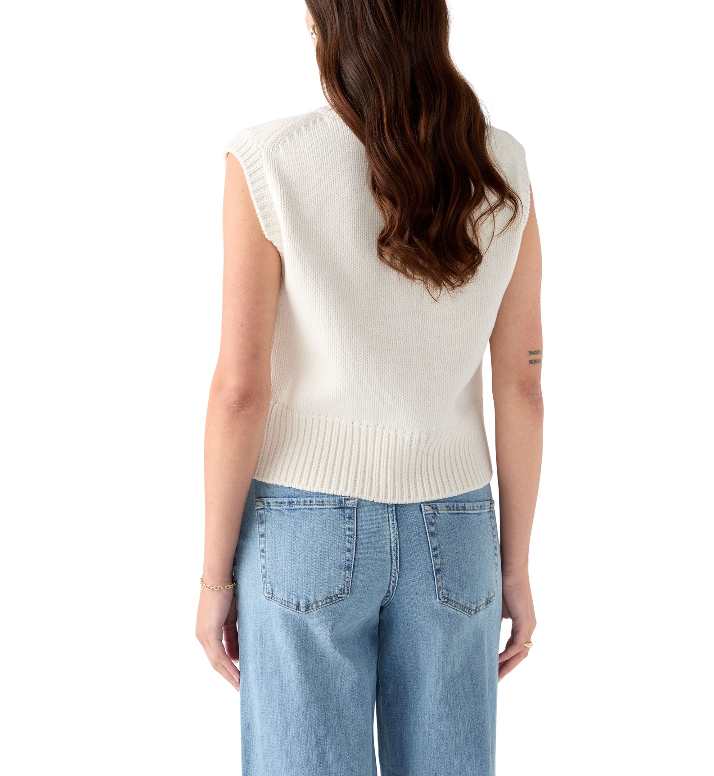 Petite Button Front Vest