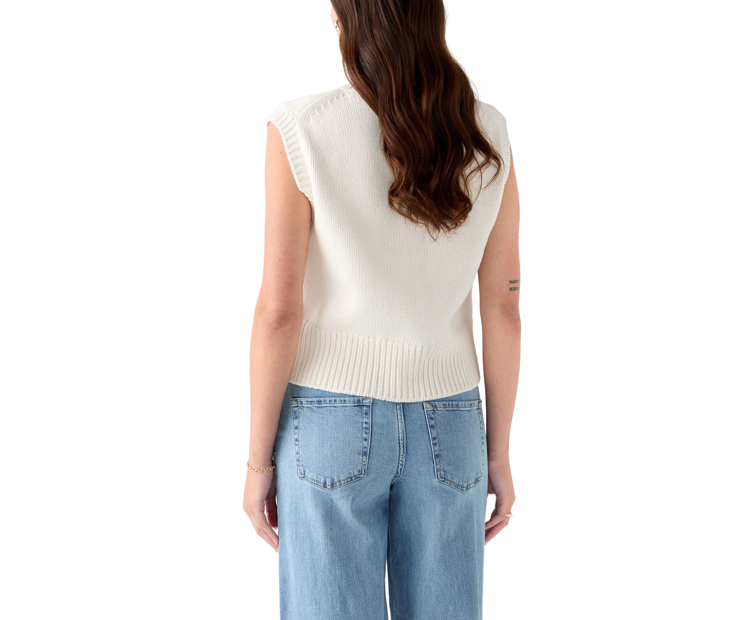 Petite Button Front Vest