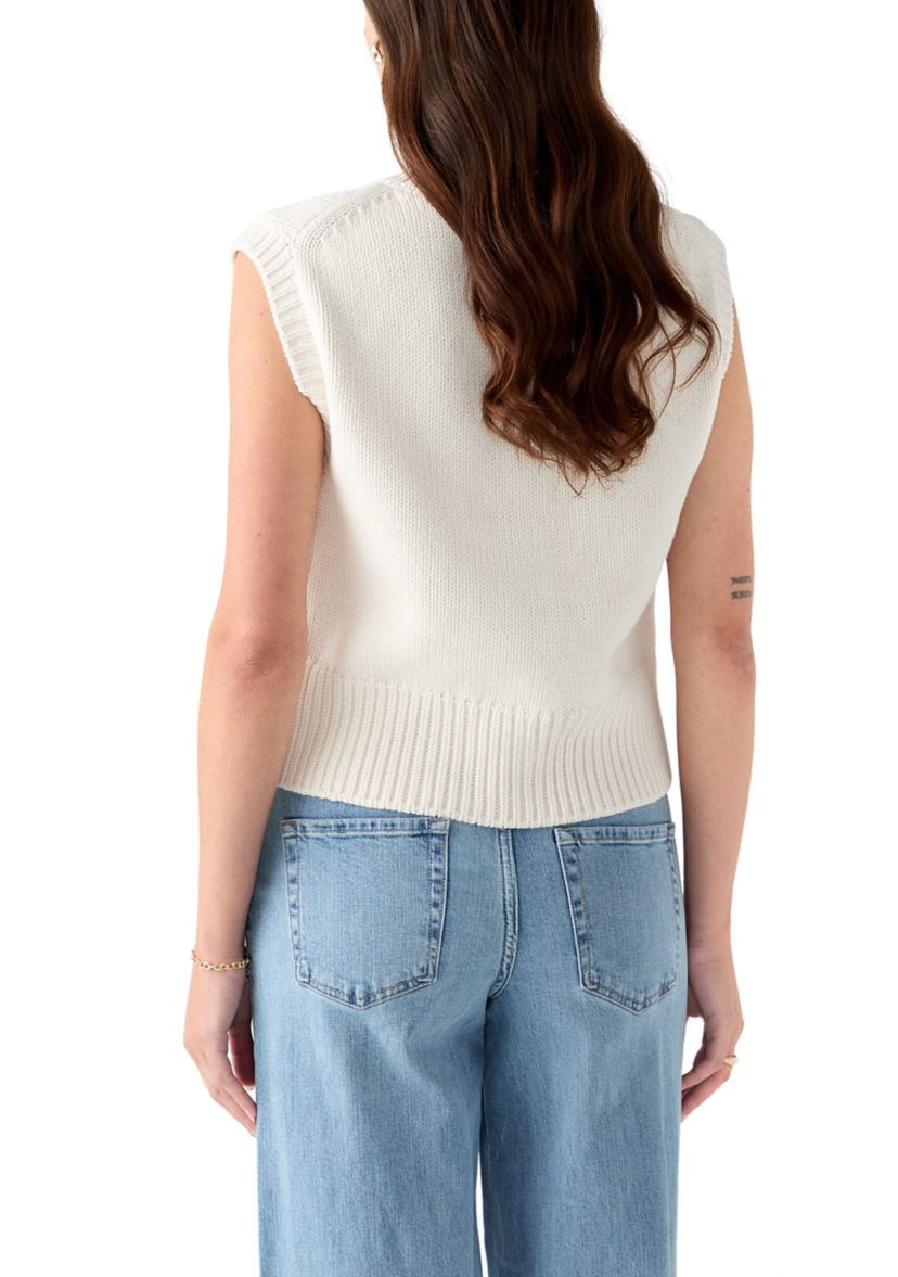 Petite Button Front Vest