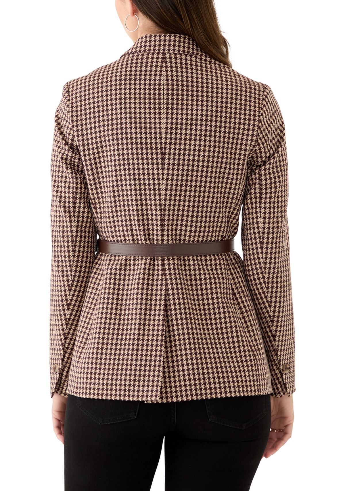 Womens Notch Jacket with Belt