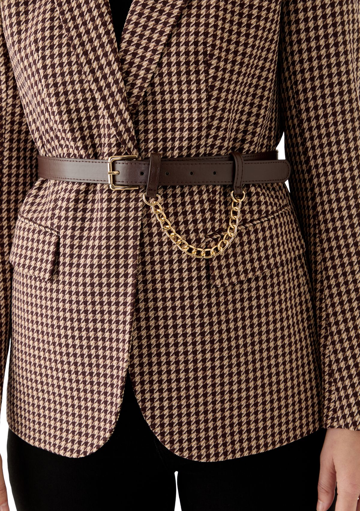 Womens Notch Jacket with Belt