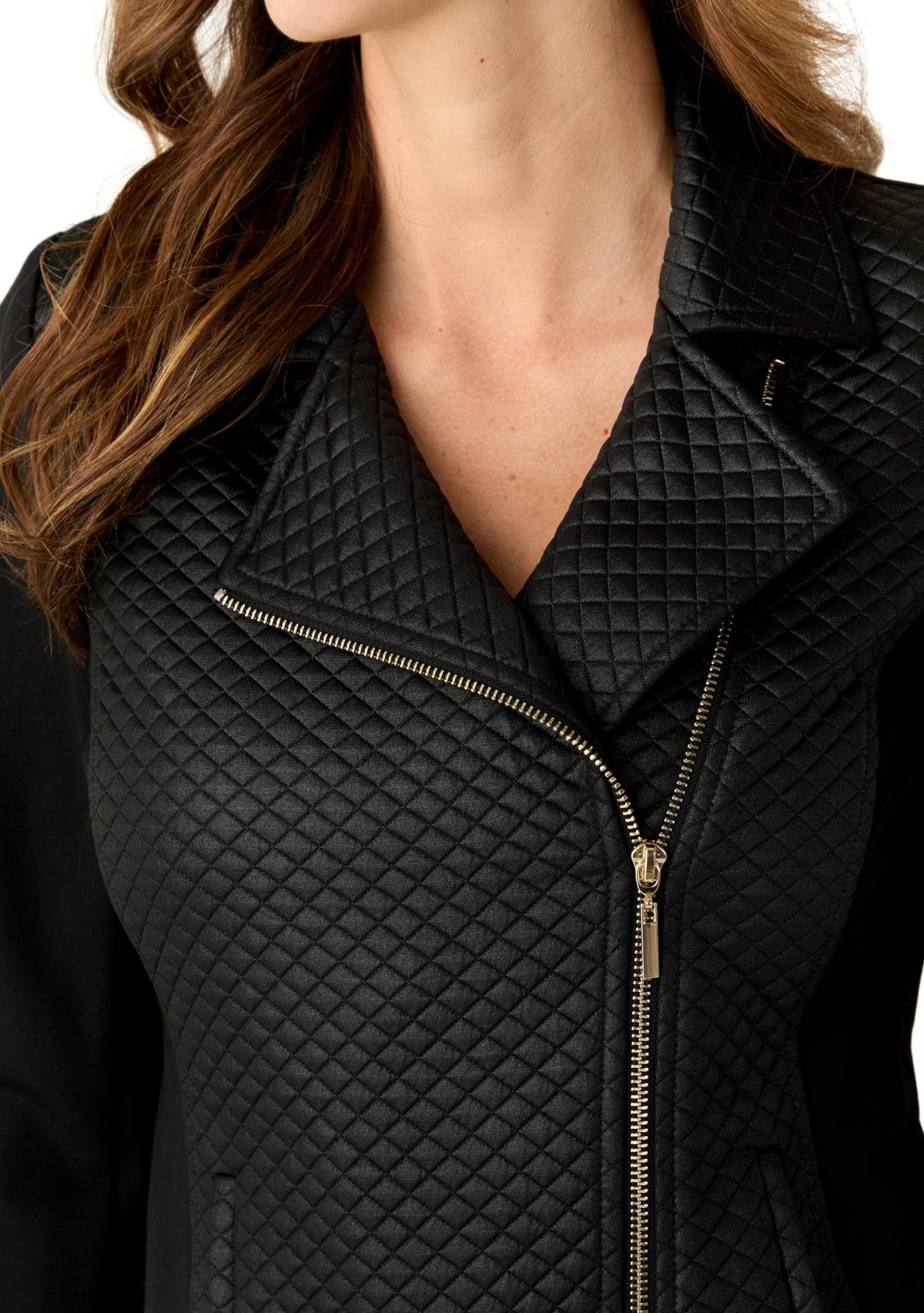 Petite Asymmetrical Moto Jacket