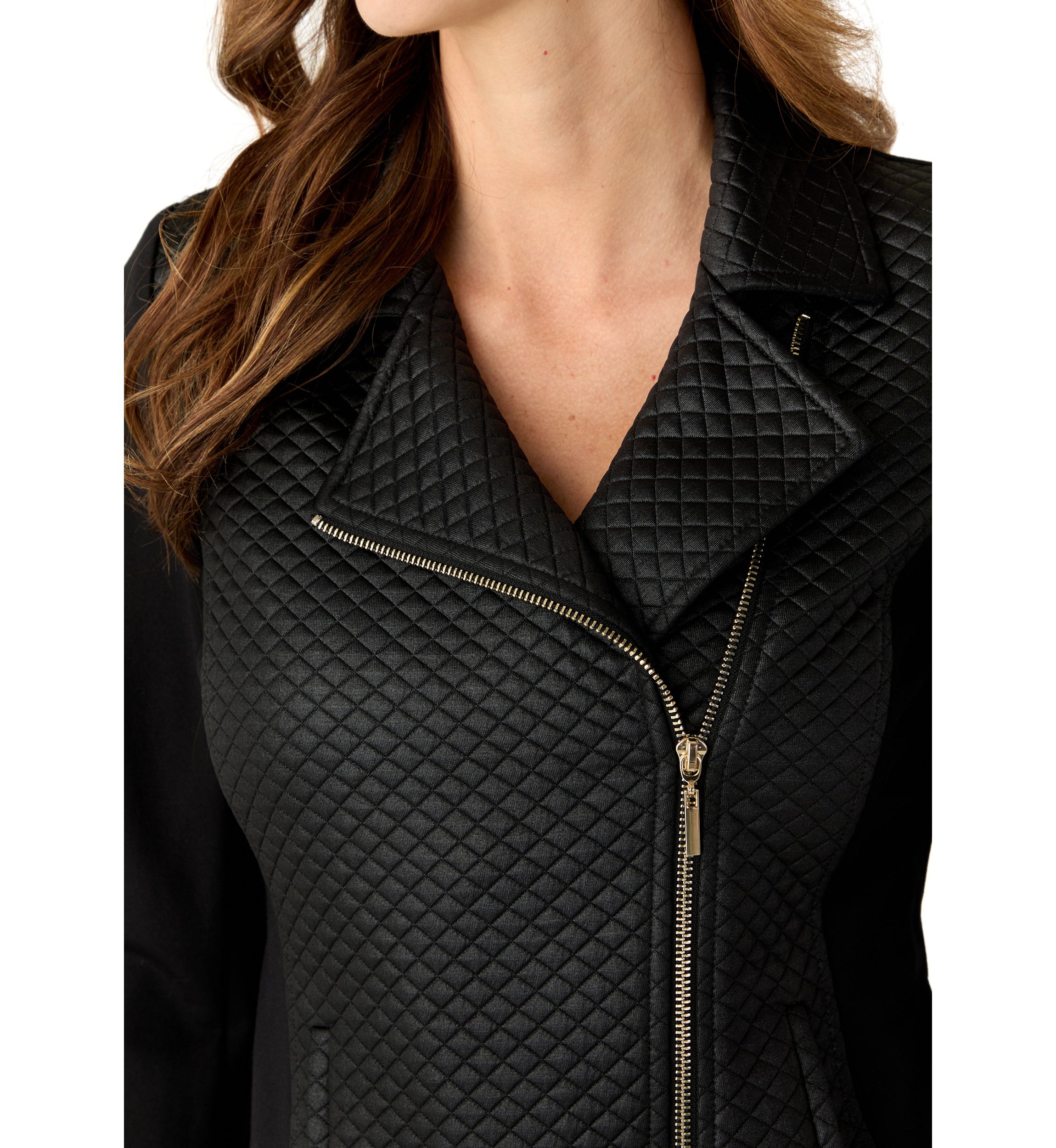 Petite Asymmetrical Moto Jacket