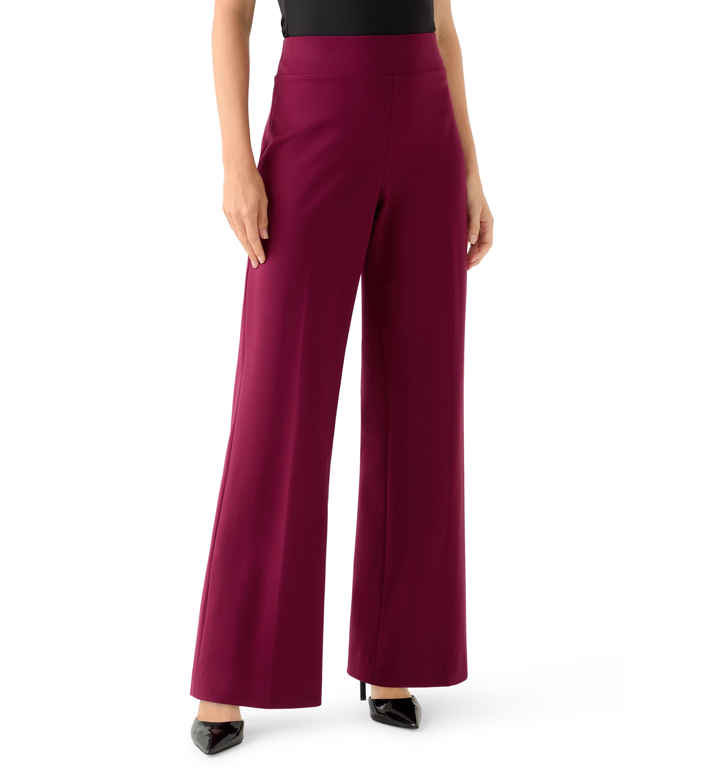 Womens Chianti Wide Leg Trousers