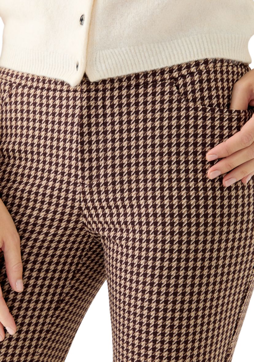 Womens Fit and Flare Bootleg Pants