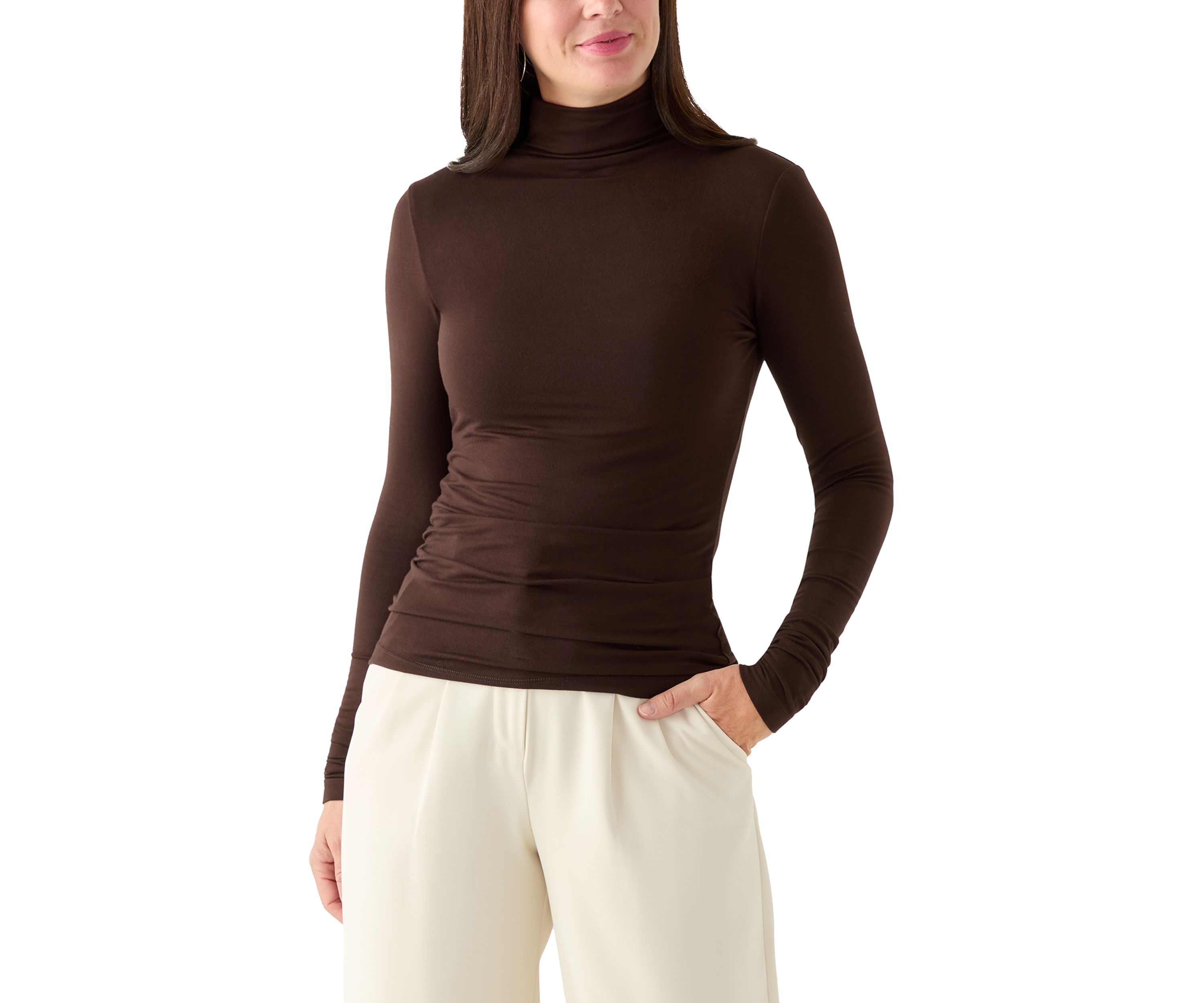 Womens Seamless Turtleneck 