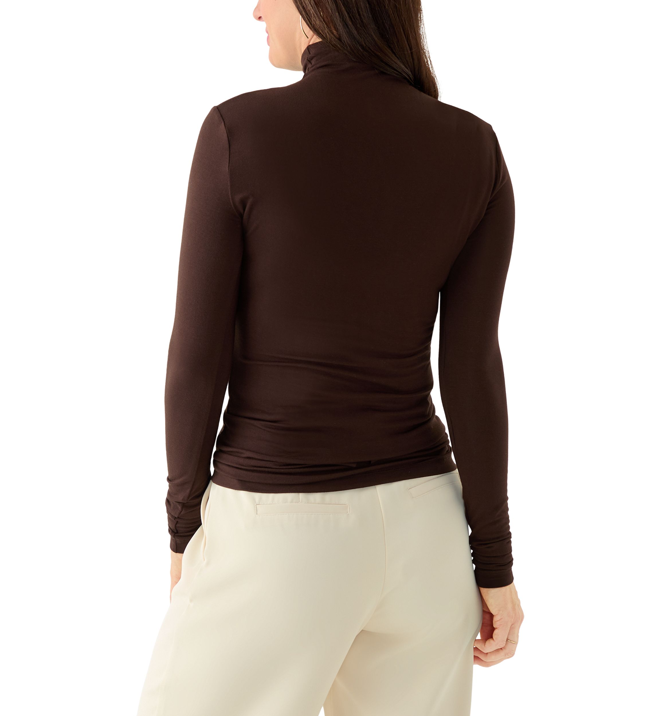 Womens Seamless Turtleneck 