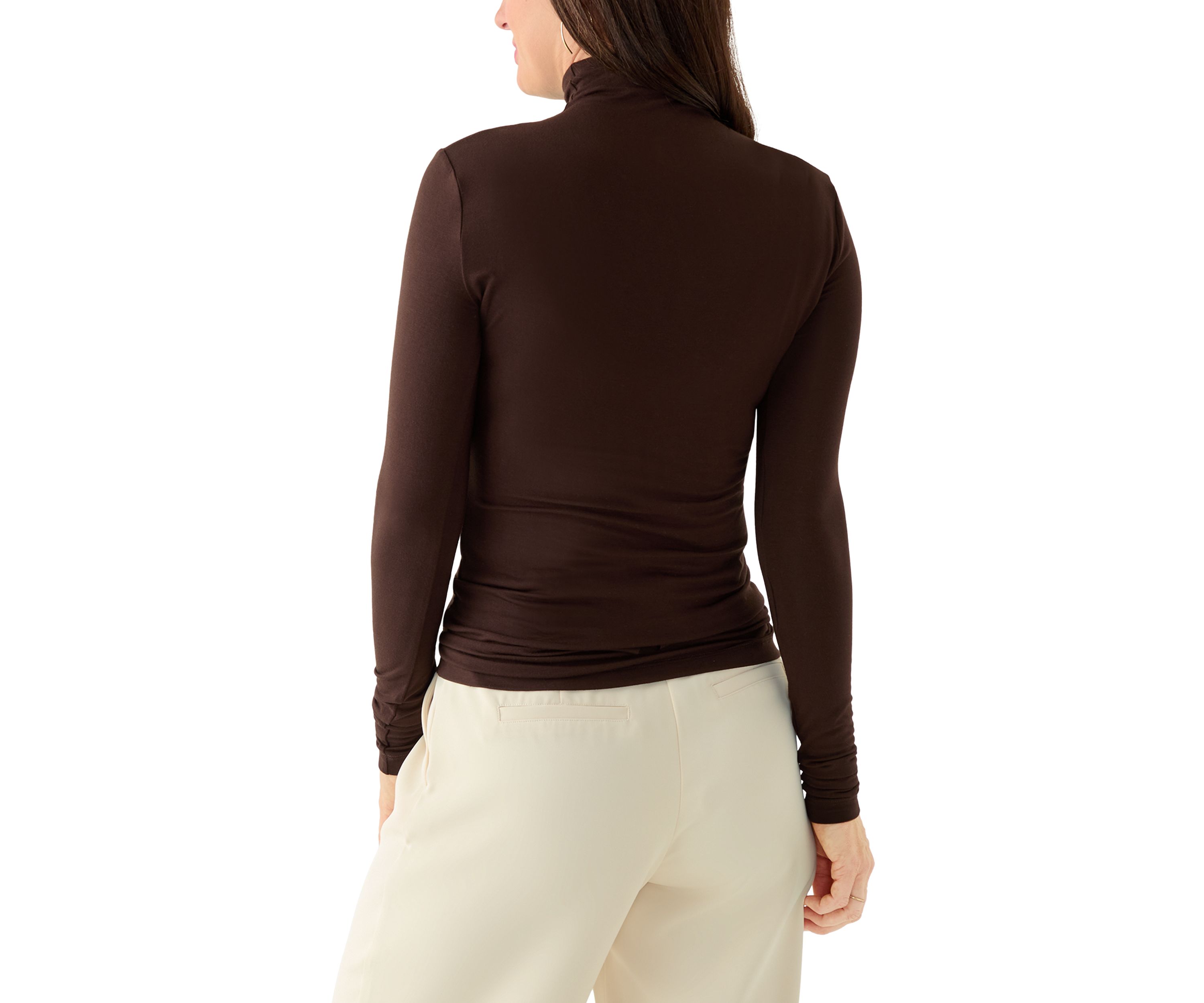 Womens Seamless Turtleneck 