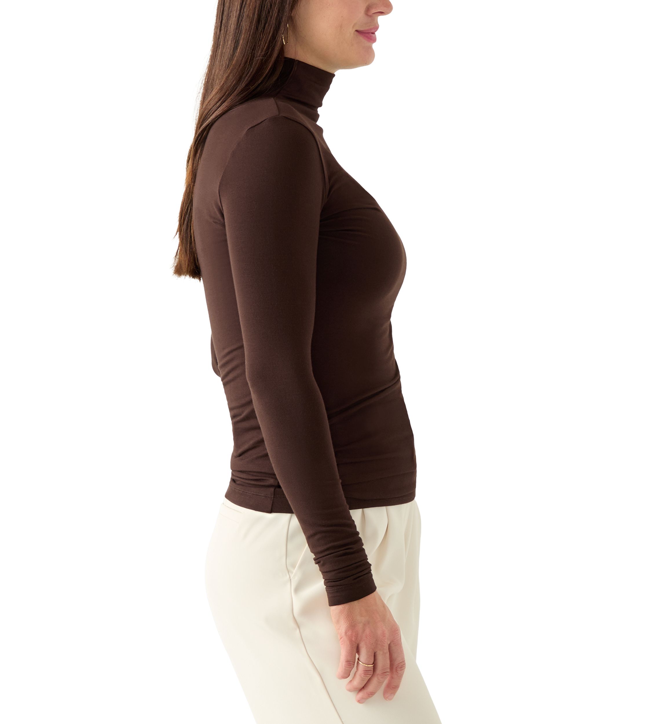 Womens Seamless Turtleneck 