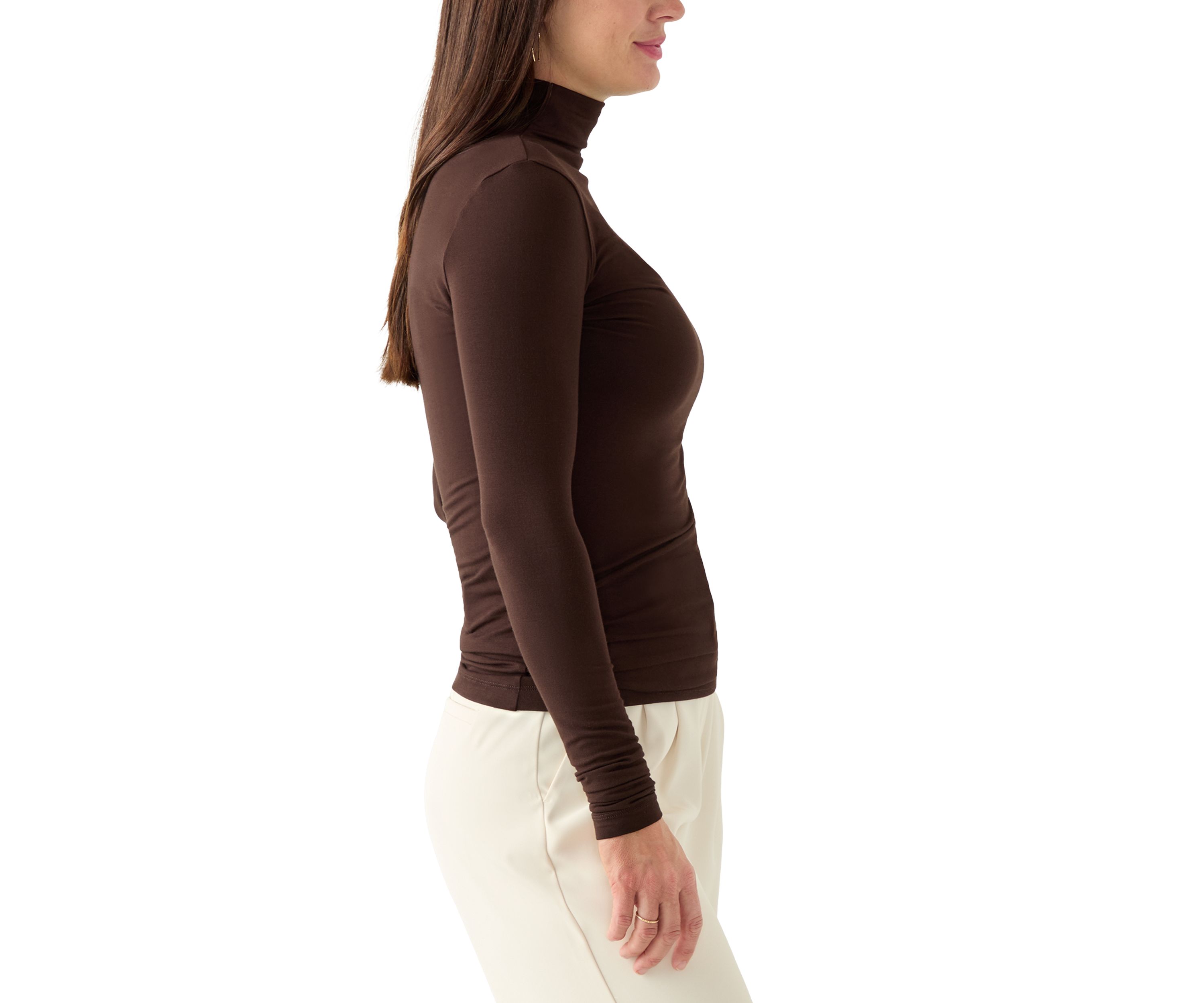 Womens Seamless Turtleneck 