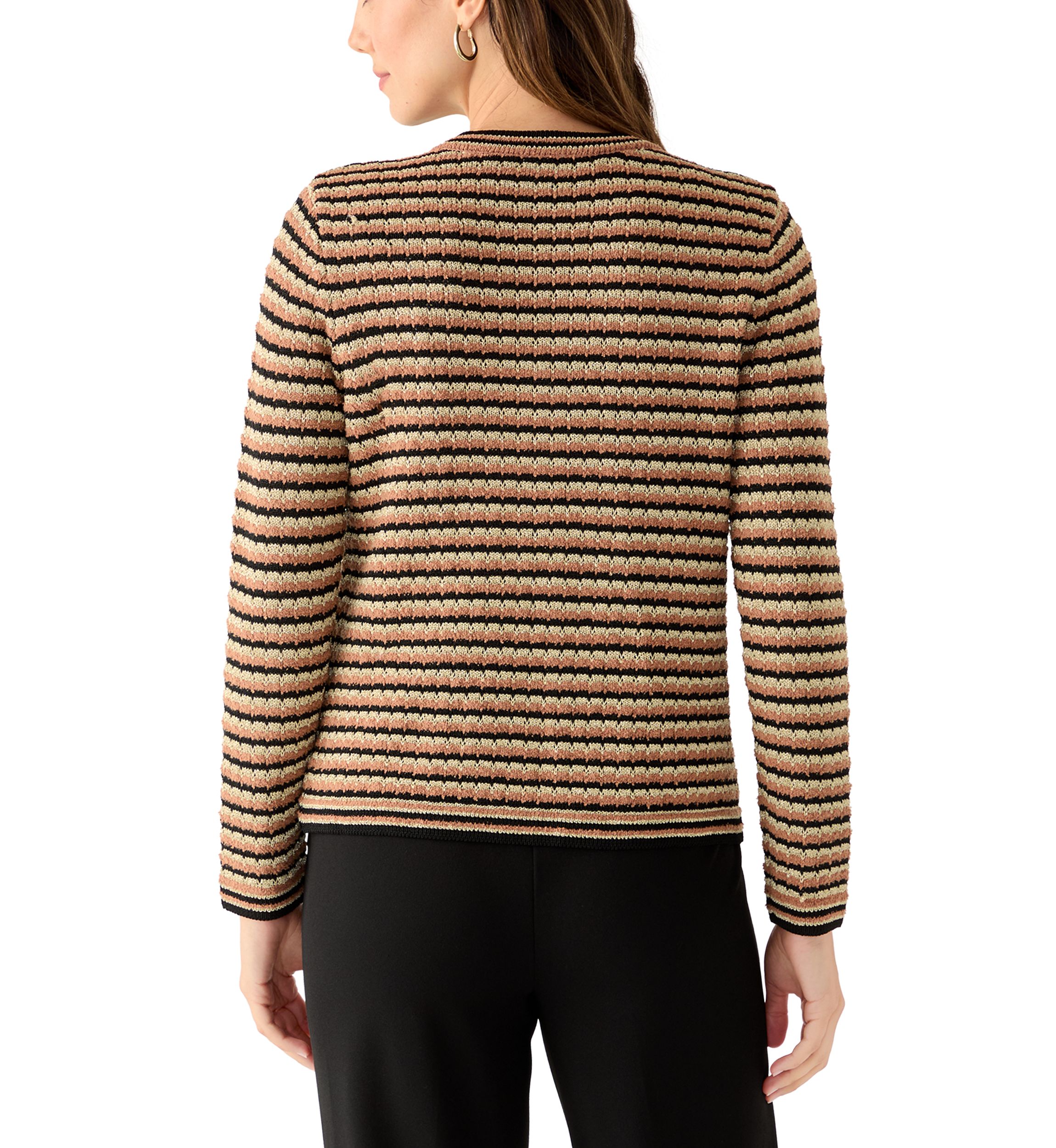 Womens Textured Cardigan 