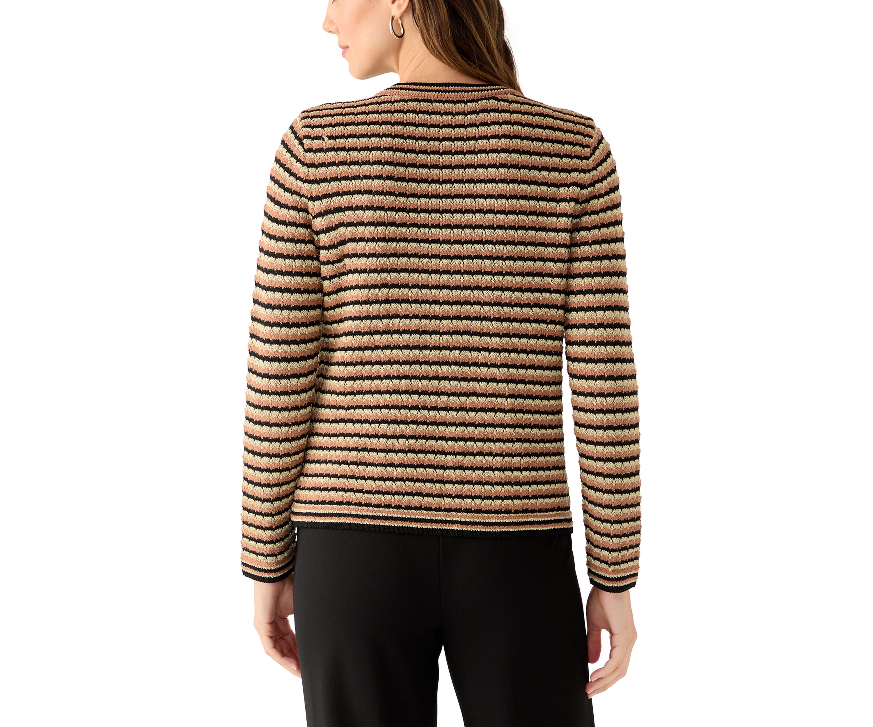 Womens Textured Cardigan 