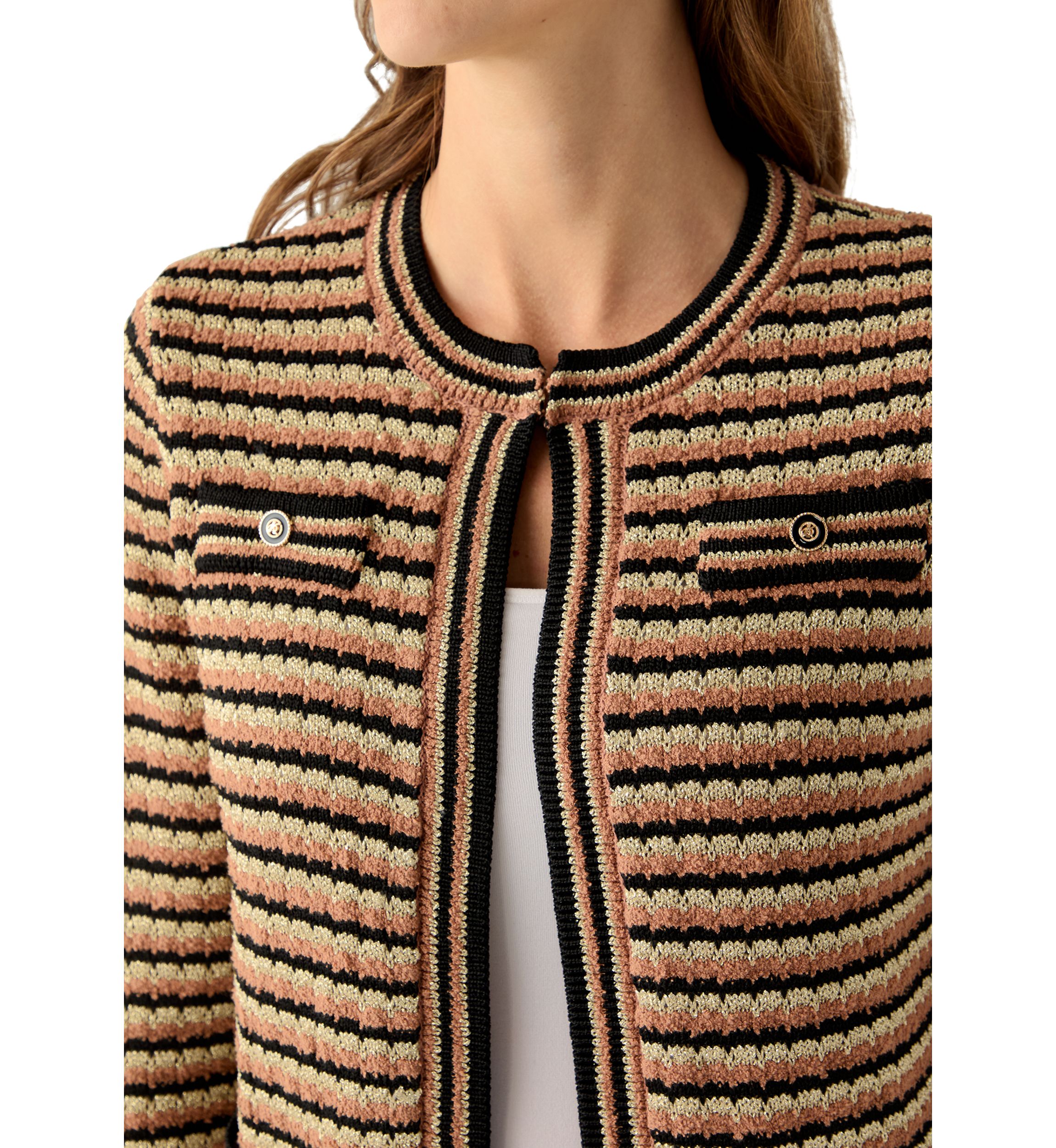 Womens Textured Cardigan 