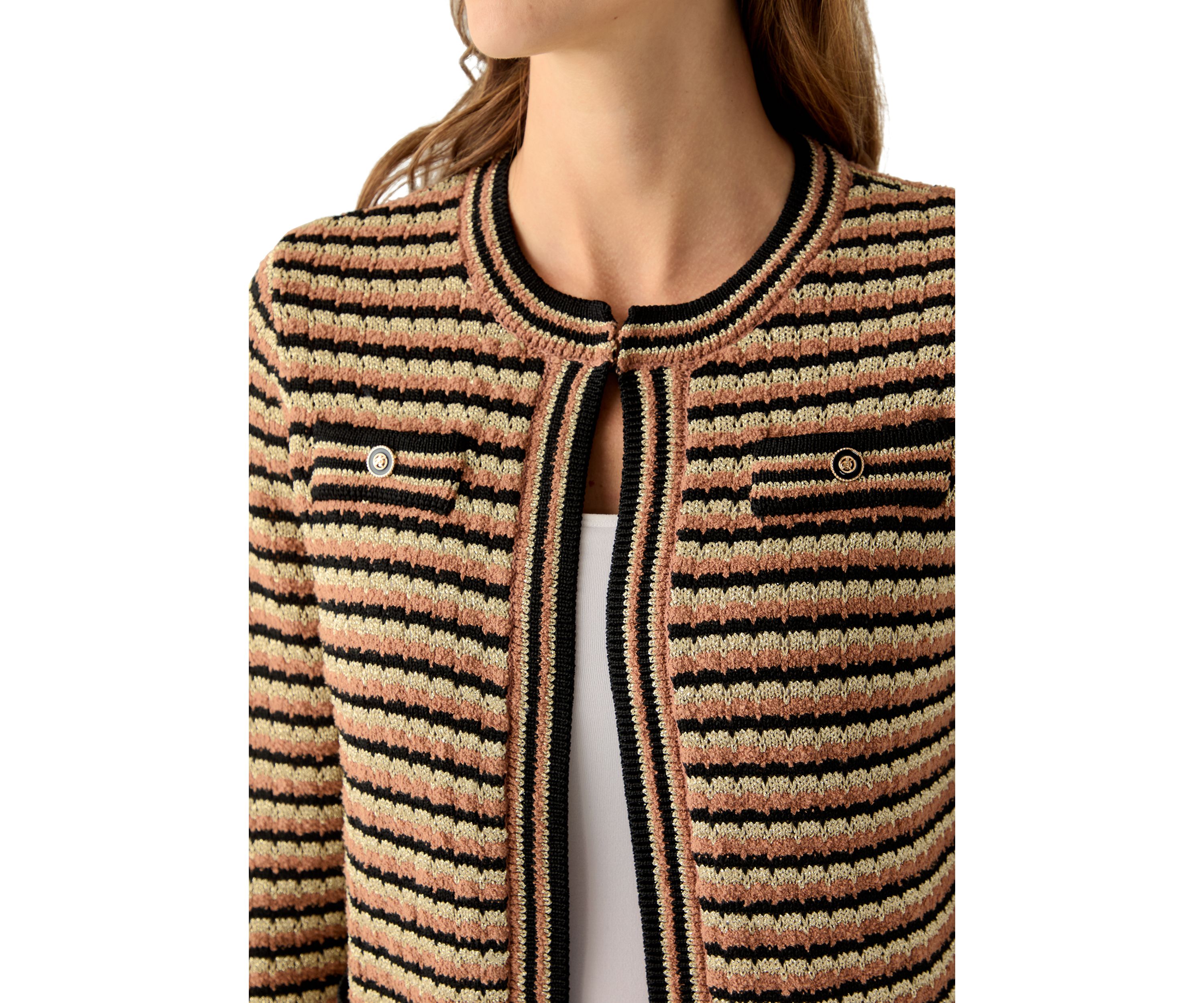 Womens Textured Cardigan 