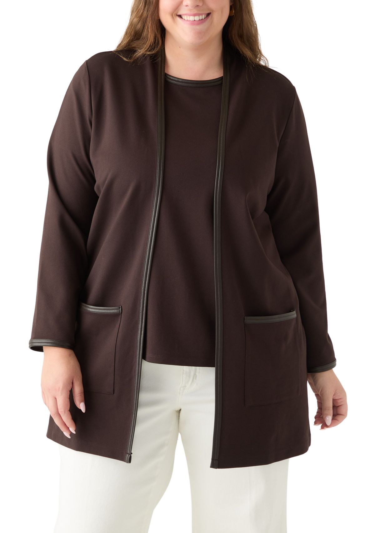 Plus Size Serenity Knit Cardigan 