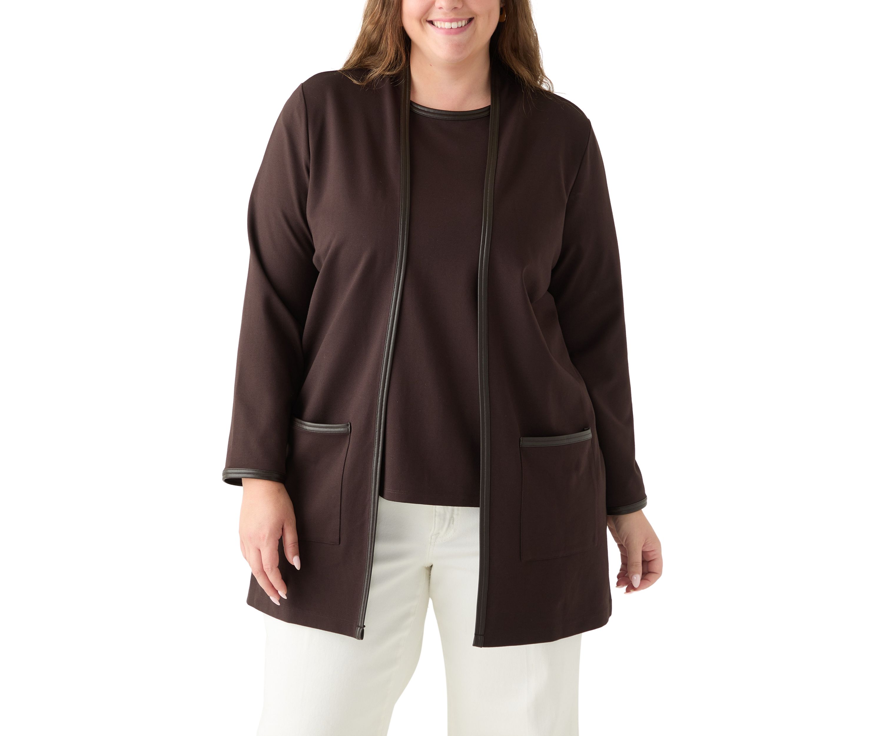 Plus Size Serenity Knit Cardigan 