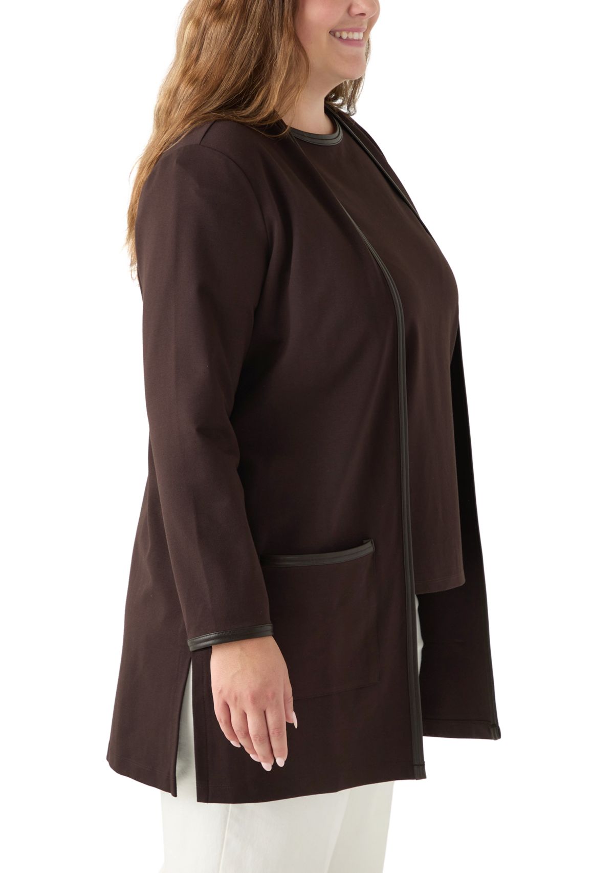 Plus Size Serenity Knit Cardigan 