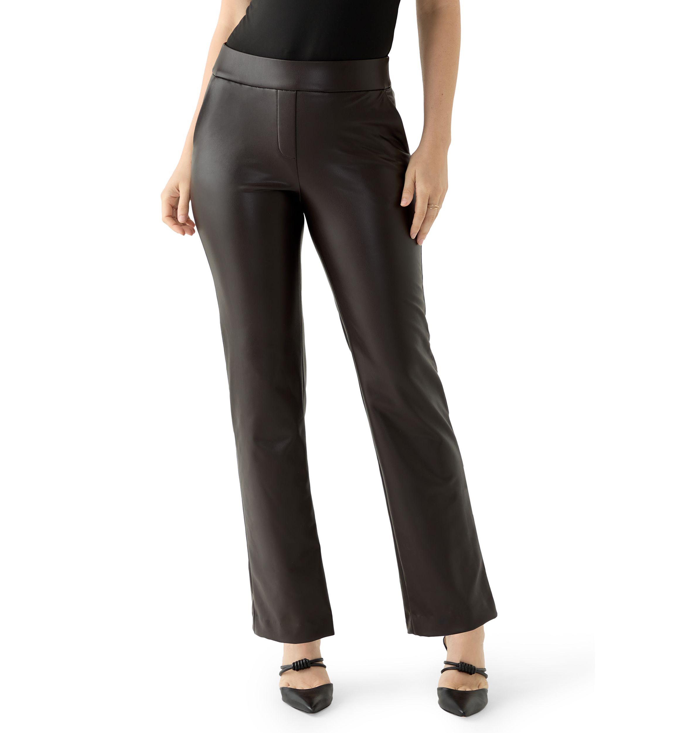 Womens Pull On Slant Pocket Trousers