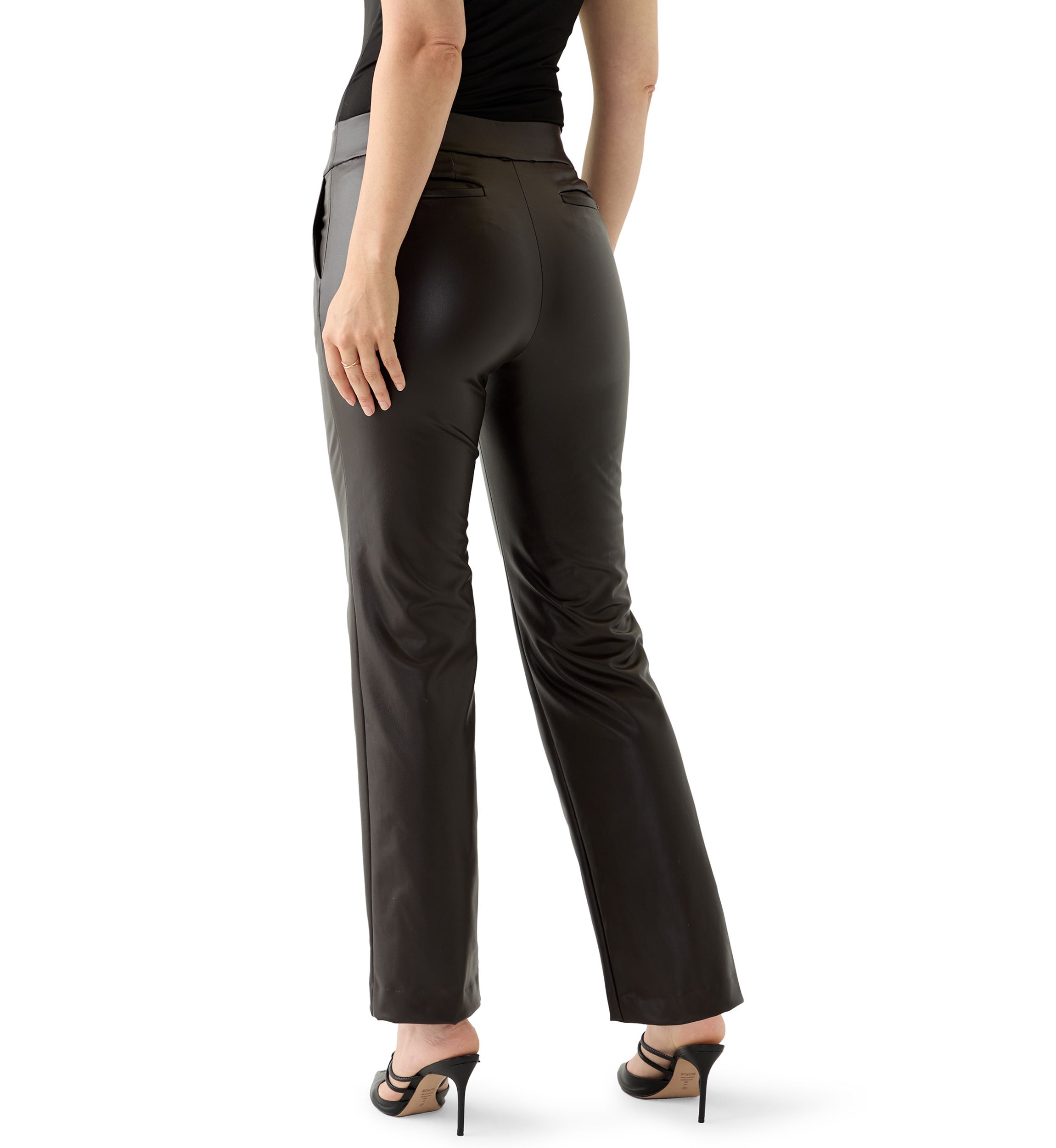 Womens Pull On Slant Pocket Trousers