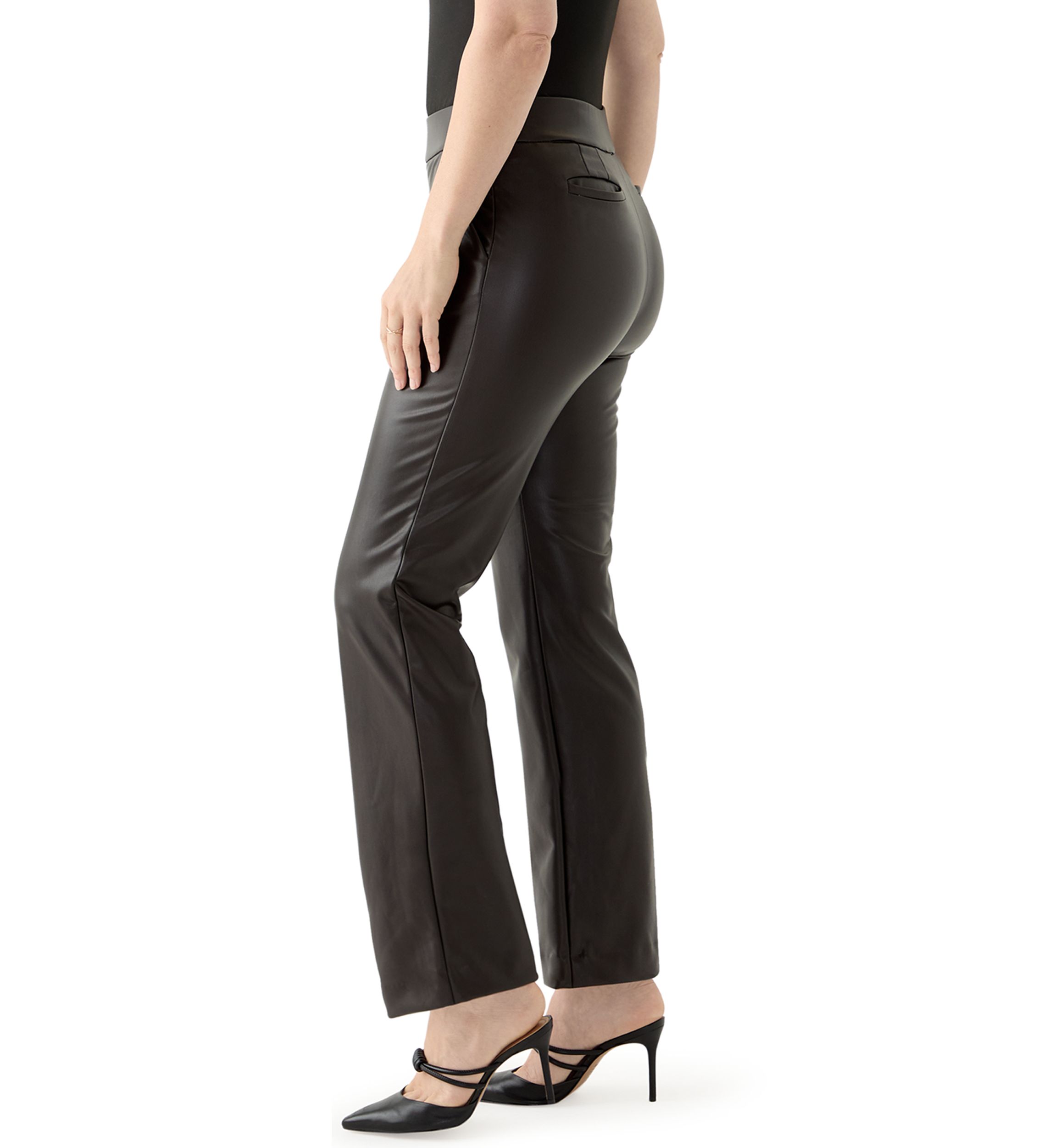 Womens Pull On Slant Pocket Trousers