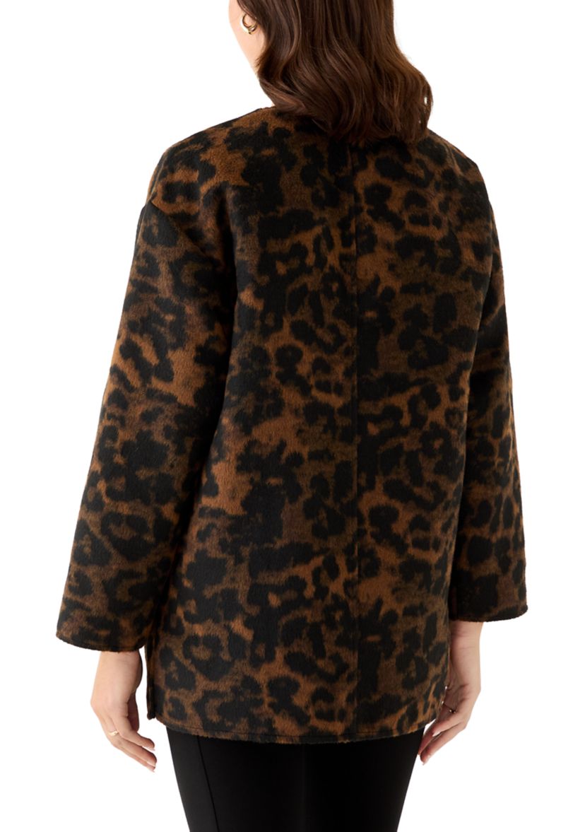 Womens Topper with Patch Pocket