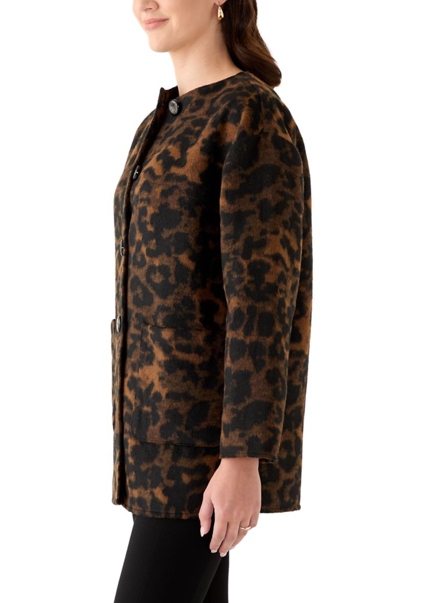 Womens Topper with Patch Pocket