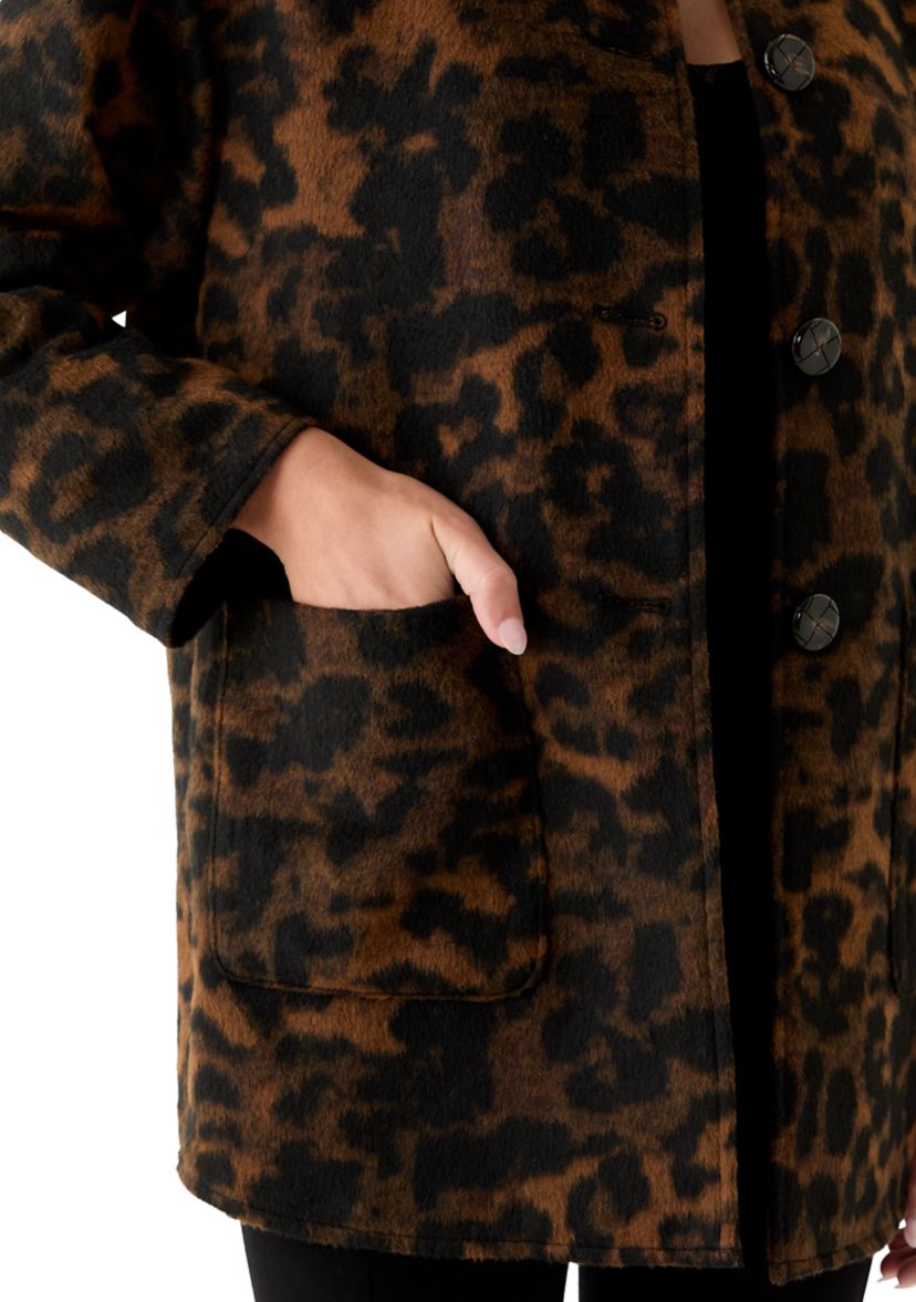 Womens Topper with Patch Pocket