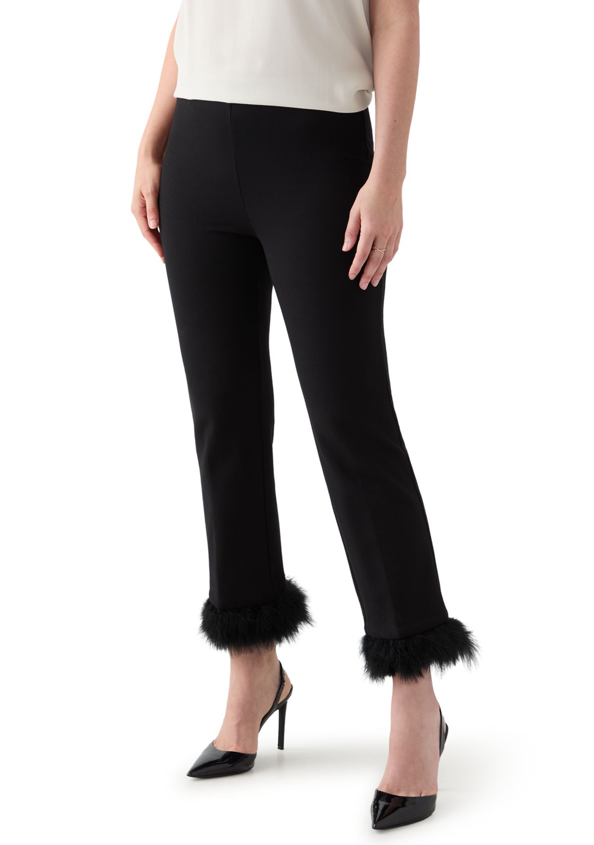 Womens Pull On Hollywood Waist Pants