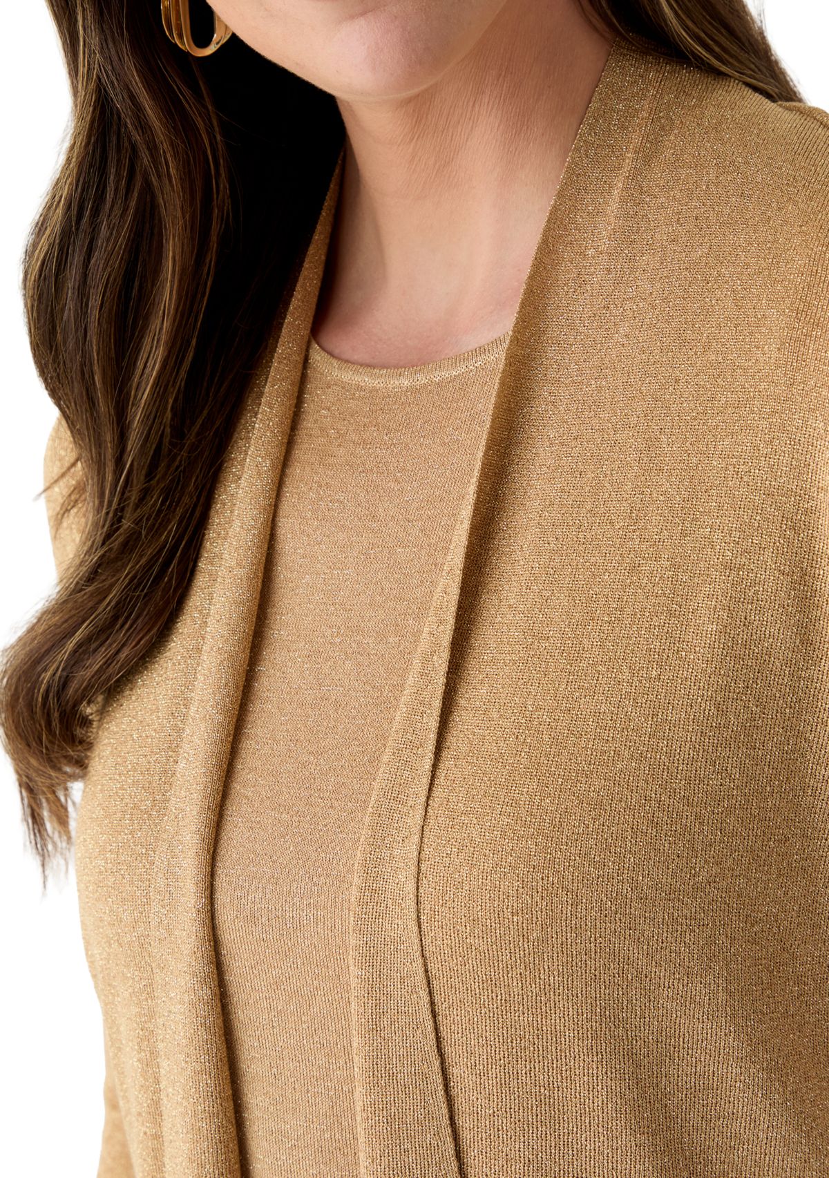 Womens Monteray Lurex Cardigan