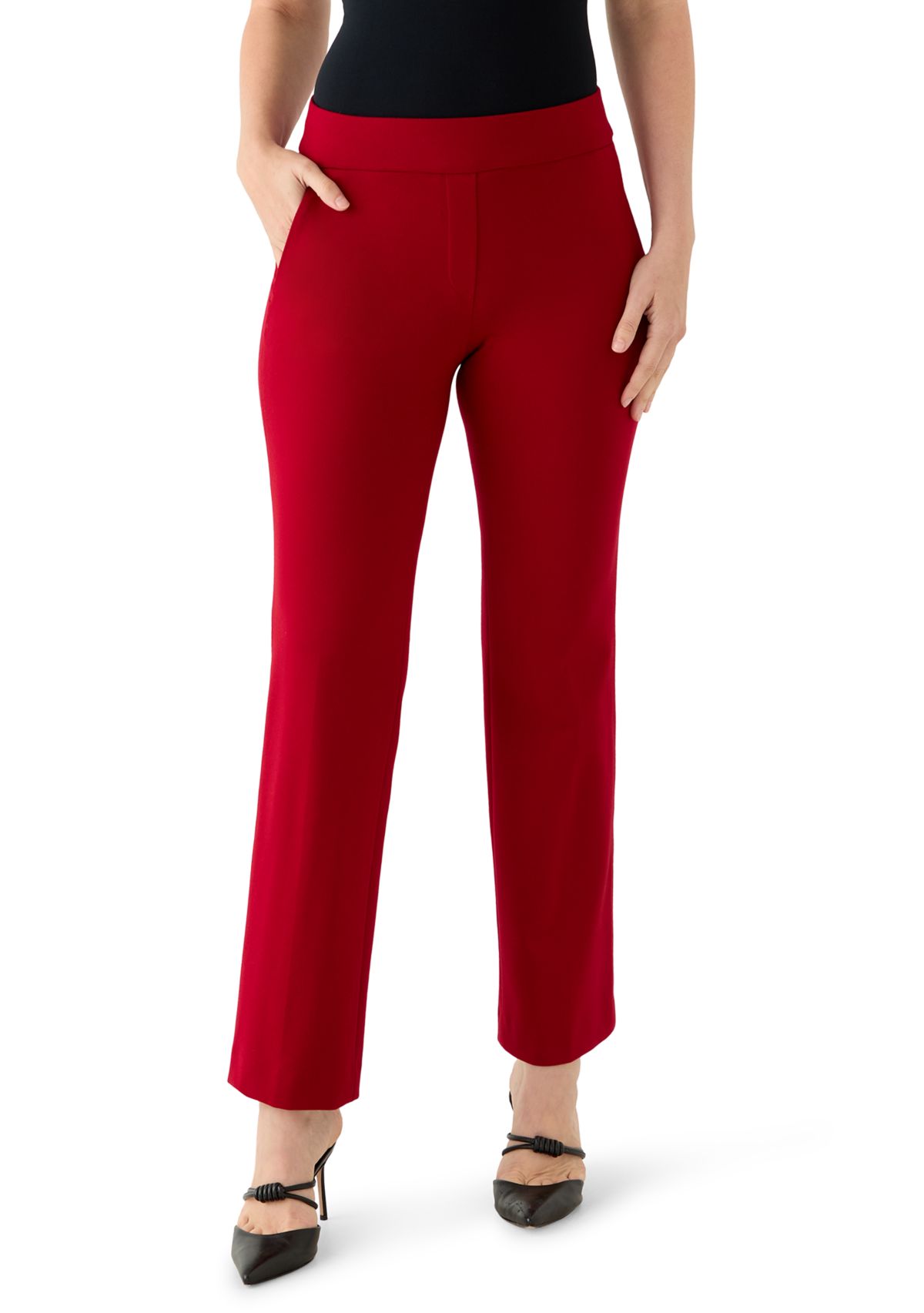 Womens Pull On Slash Pocket Trousers