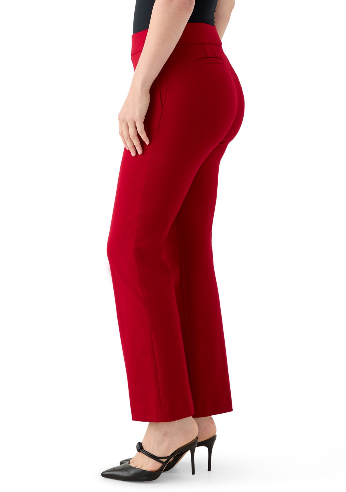 Womens Pull On Slash Pocket Trousers