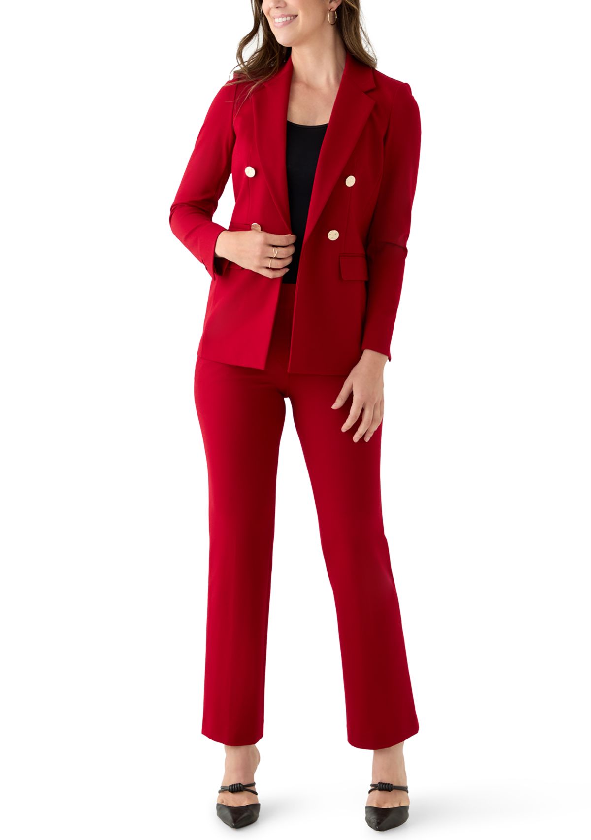 Womens Pull On Slash Pocket Trousers